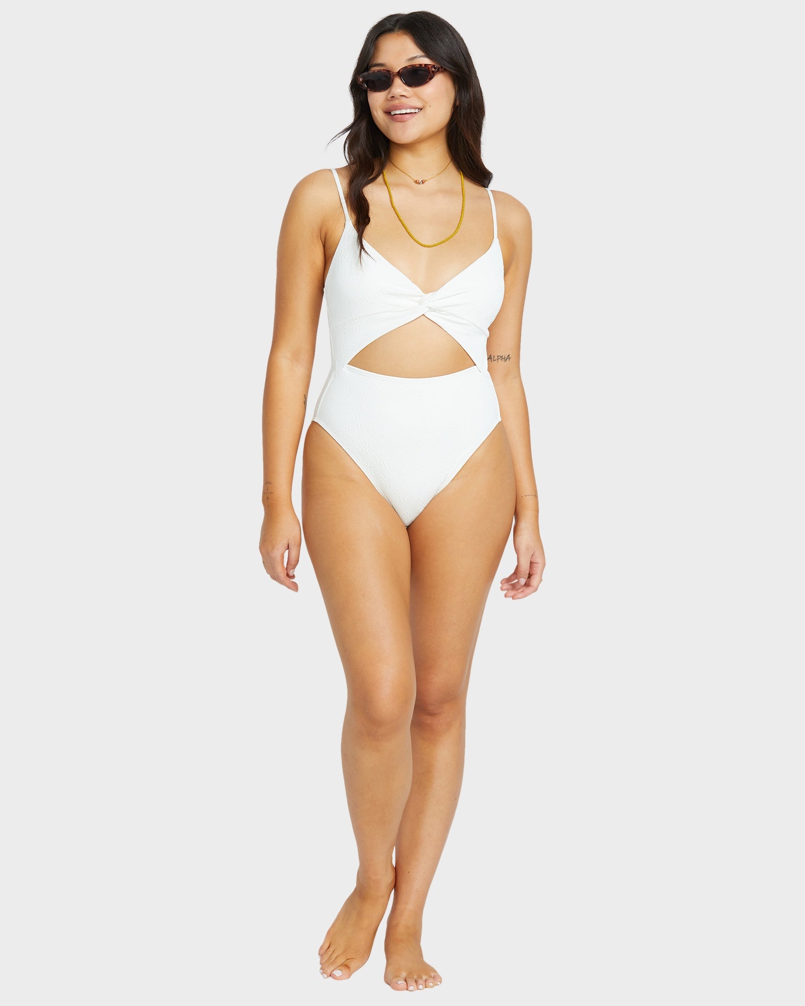 Womens Salt And Sol One Piece Swimsuit
