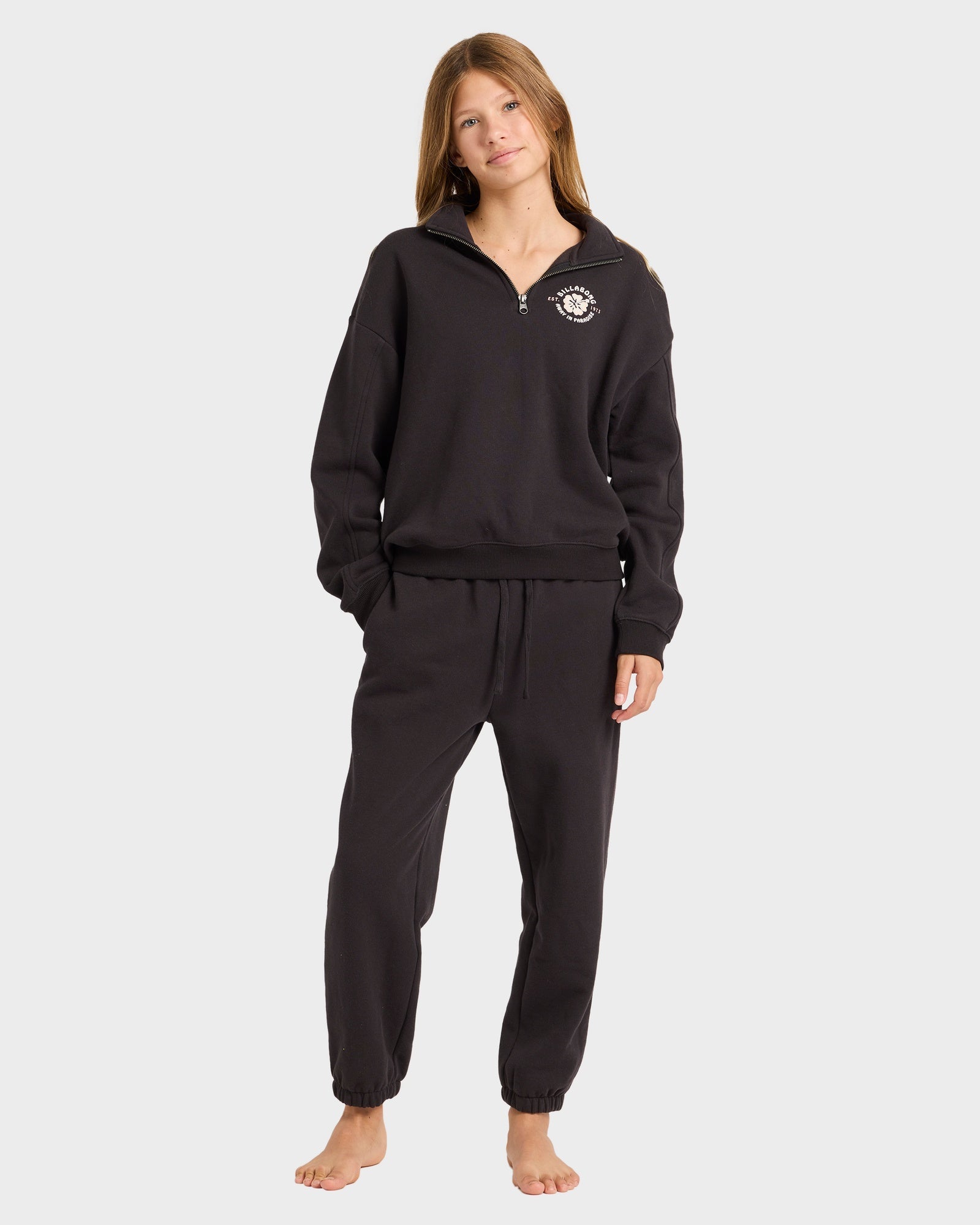 Girls 6-16 Paradise Half Zip Fleece Pullover