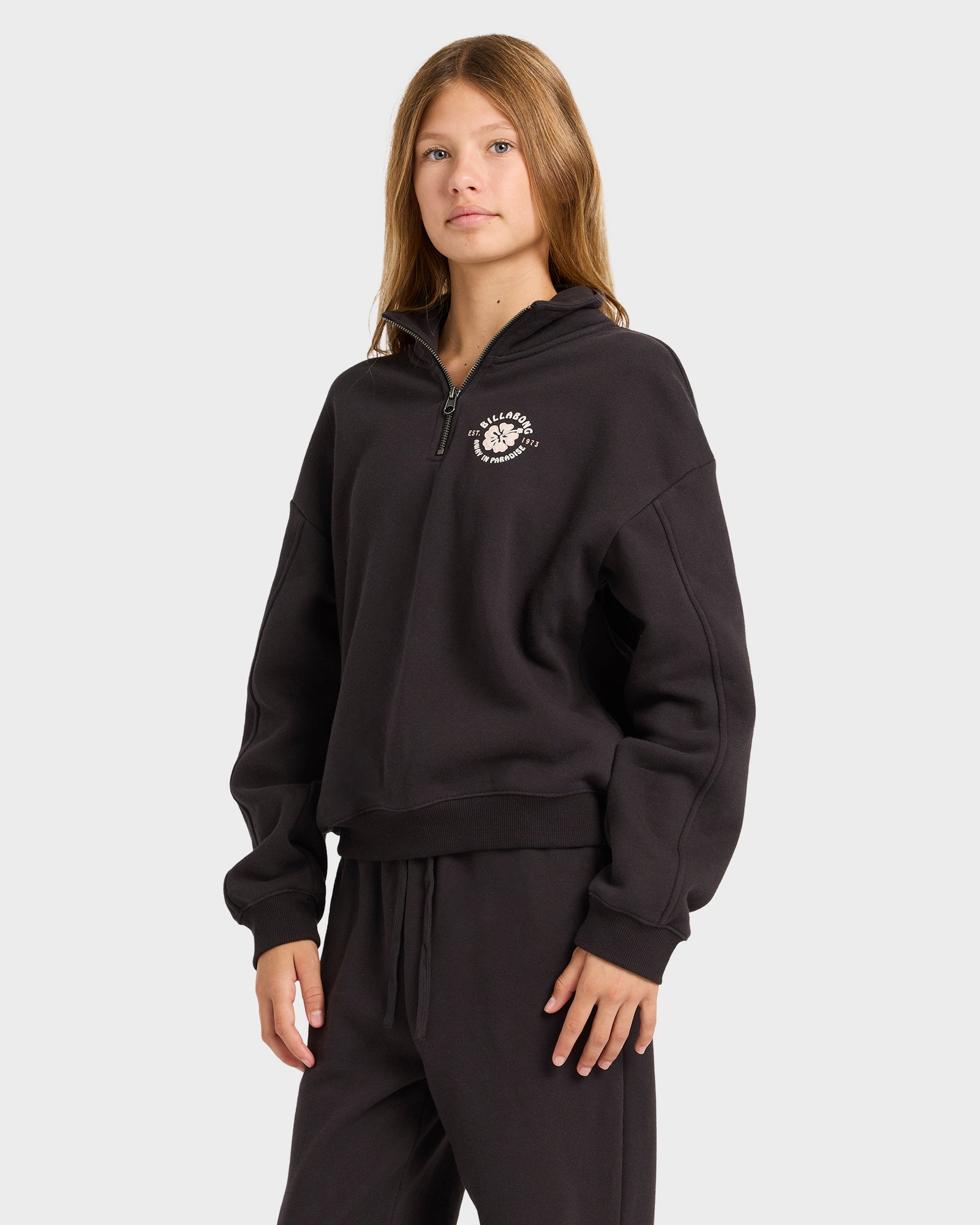 Girls 6-16 Paradise Half Zip Fleece Pullover