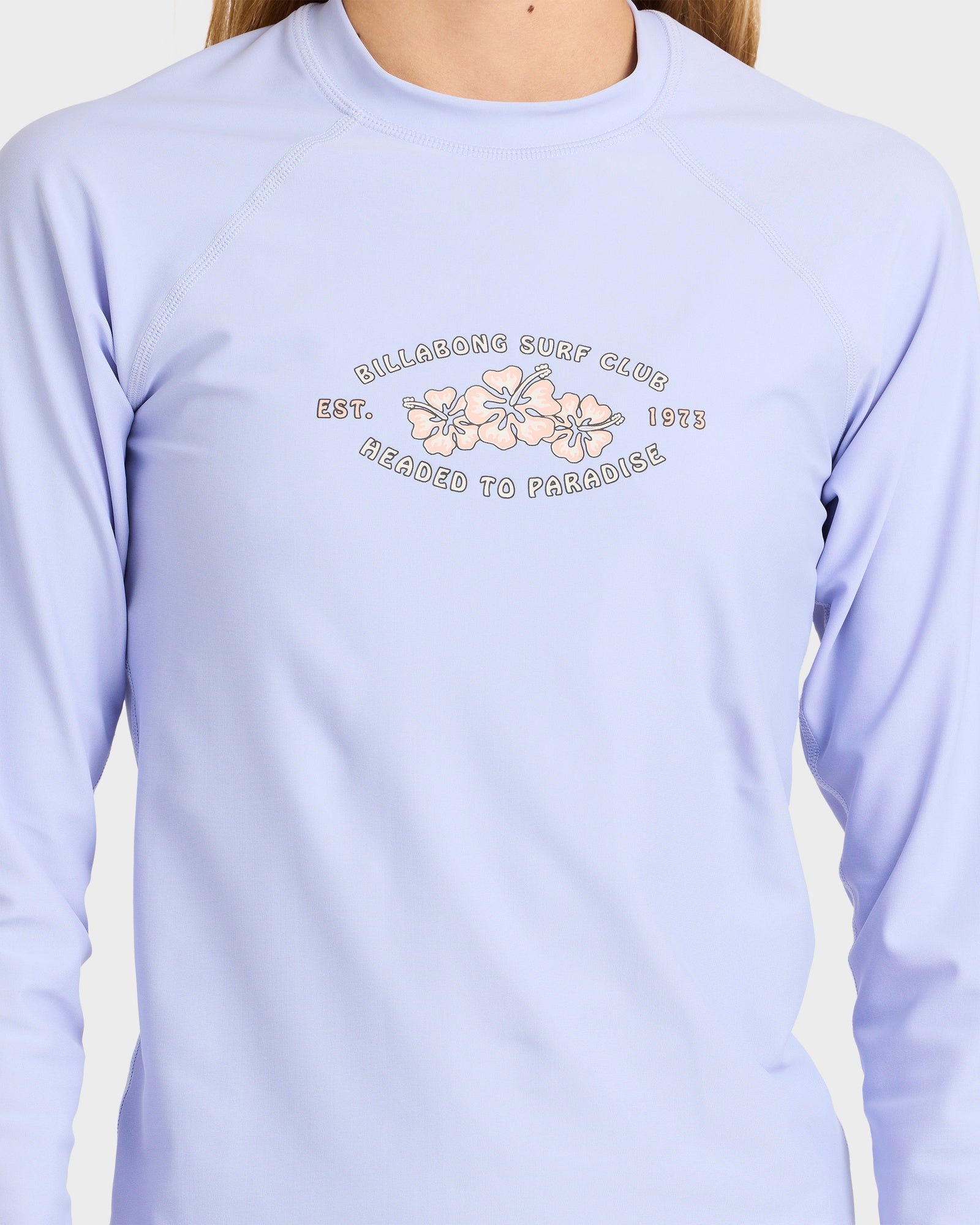 Girls 6-16 Surf Club Long Sleeve Rash Vest