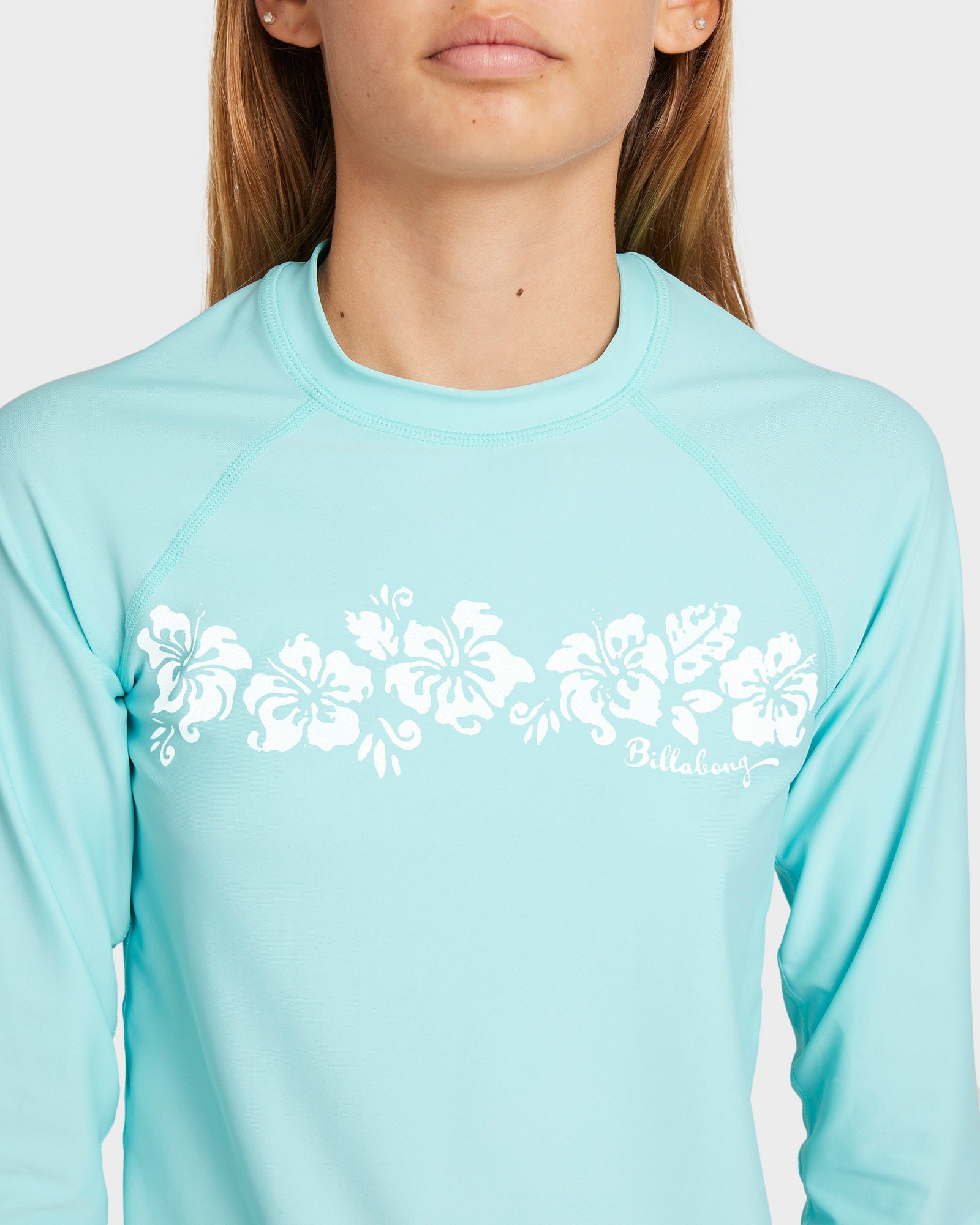 Girls 6-14 Heat Wave Long Sleeve Rash Vest