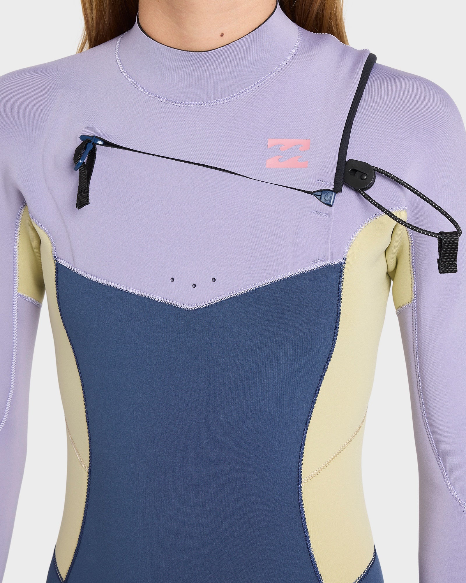 Girls 8-14 3/2mm Synergy Natural Chest Zip GBS Steamer Wetsuit
