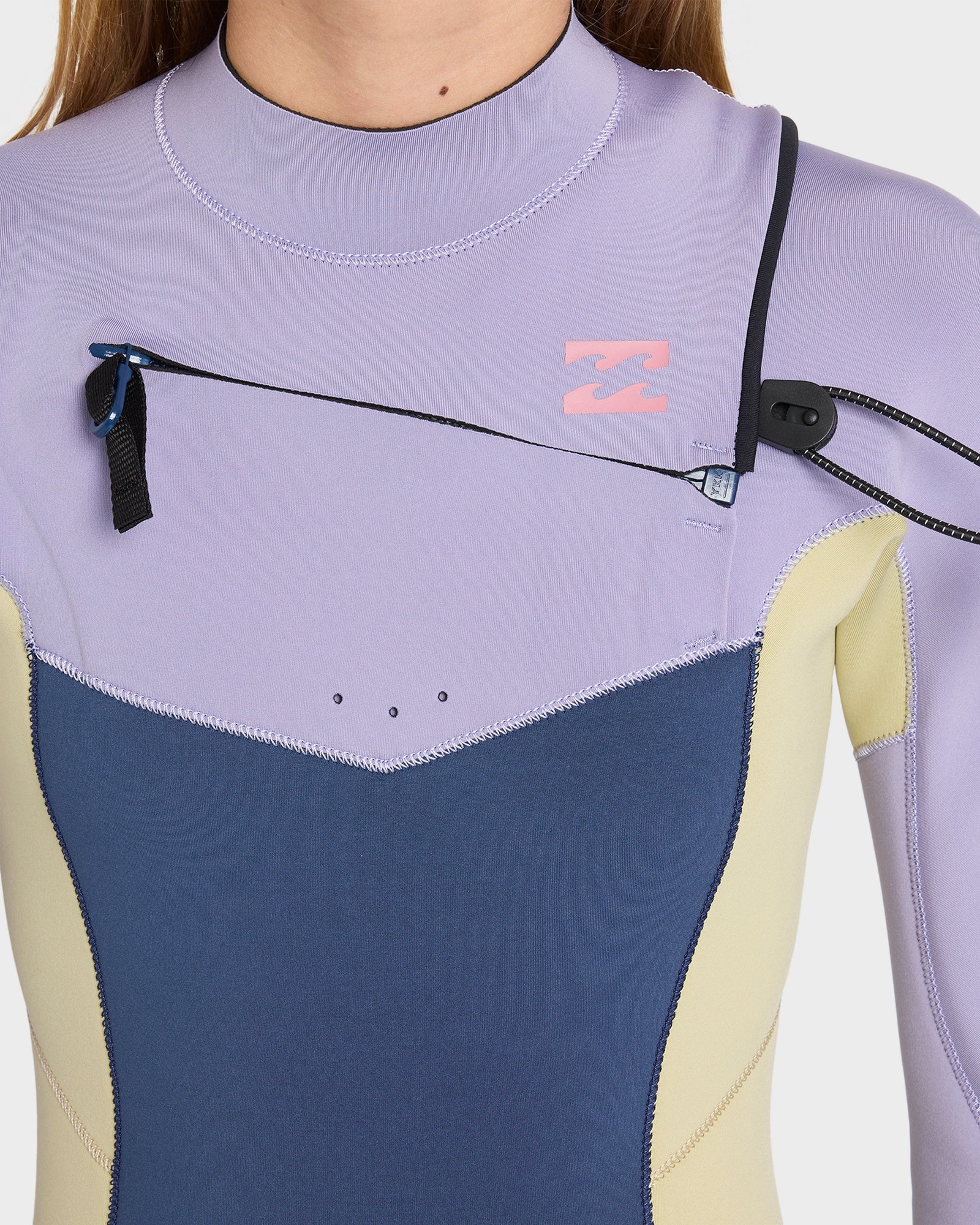 Girls 8-14 4/3mm Synergy Natural Chest Zip GBS Steamer Wetsuit