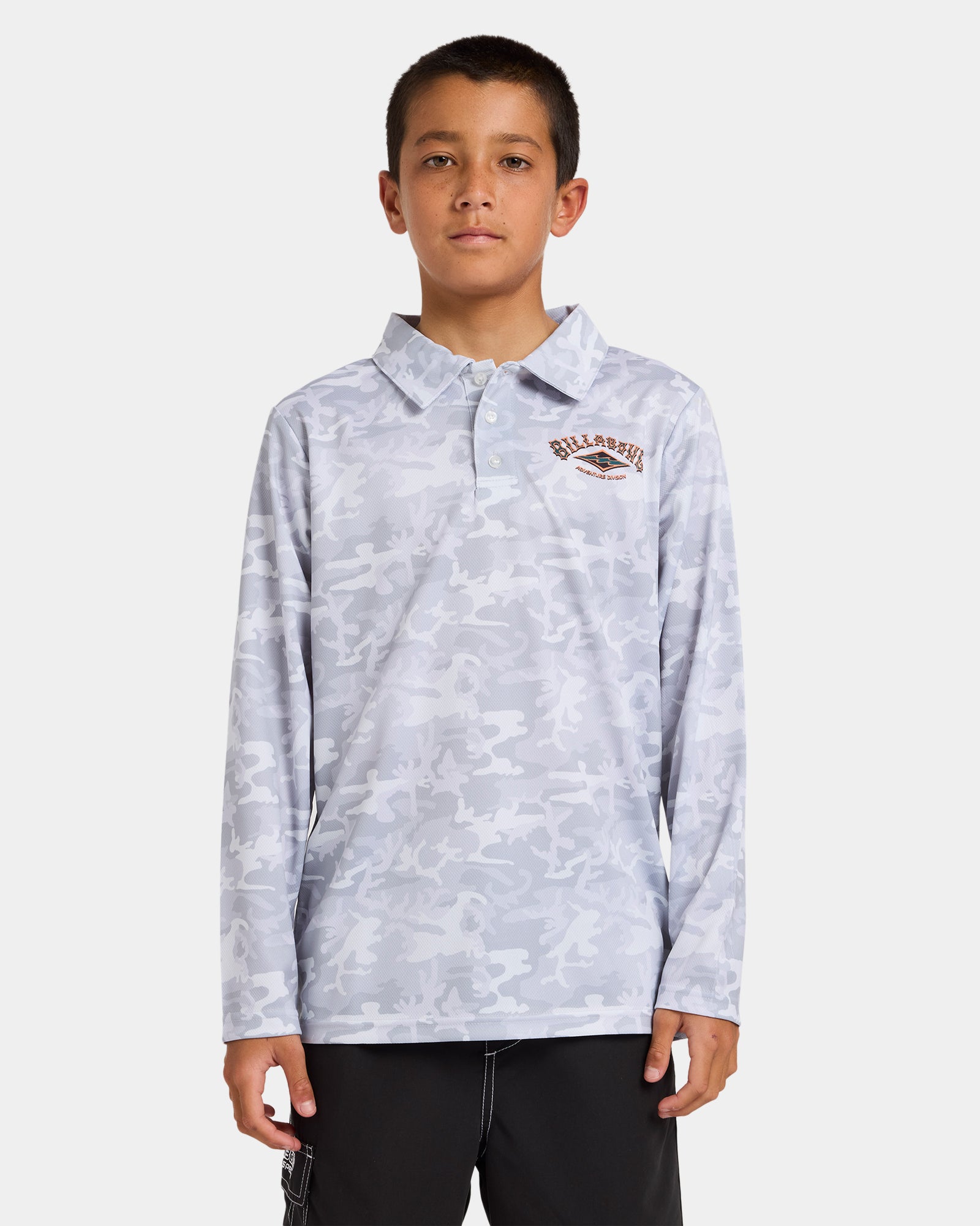 Boys 8-16 Fisho Long sleeve Rash Vest