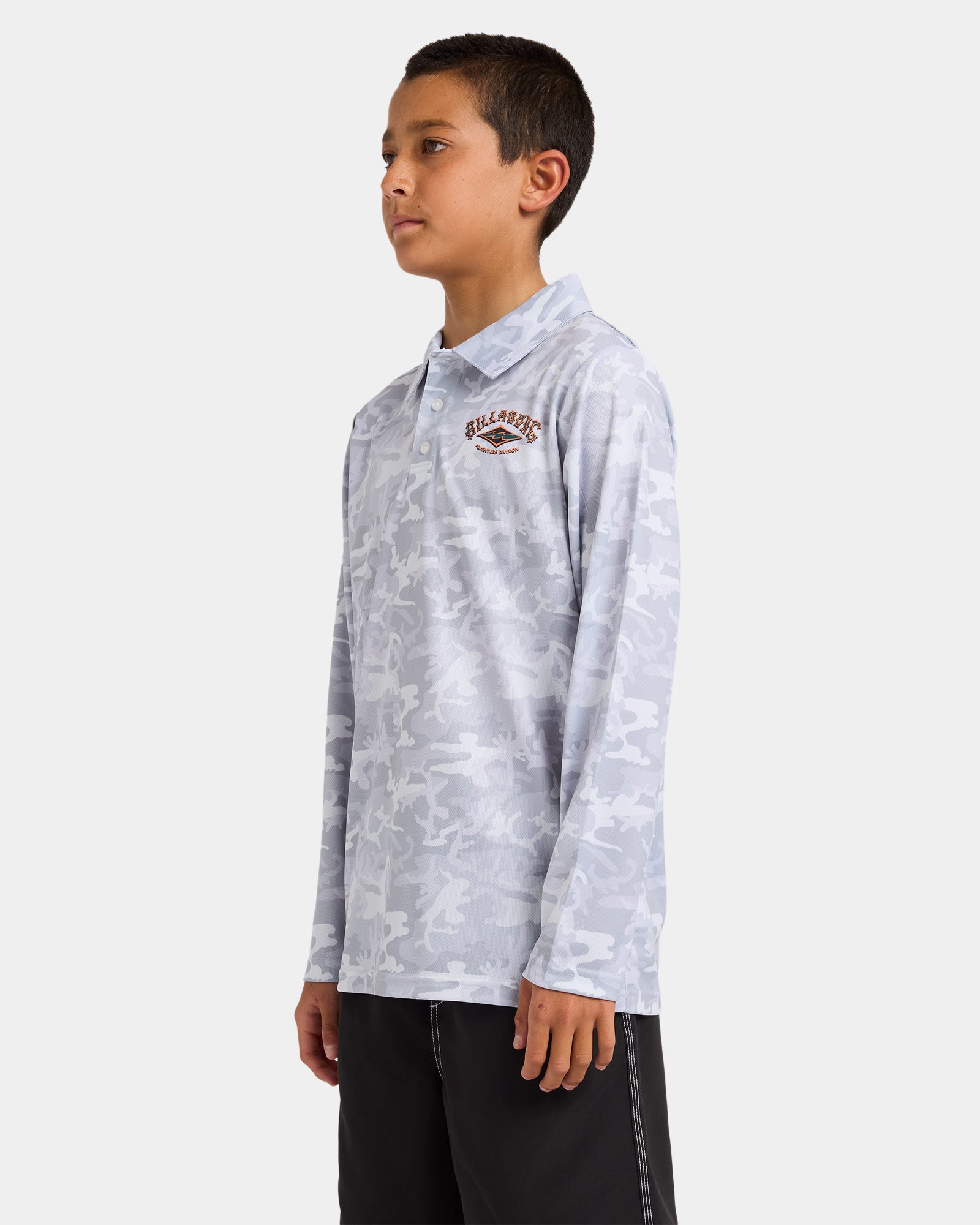 Boys 8-16 Fisho Long sleeve Rash Vest