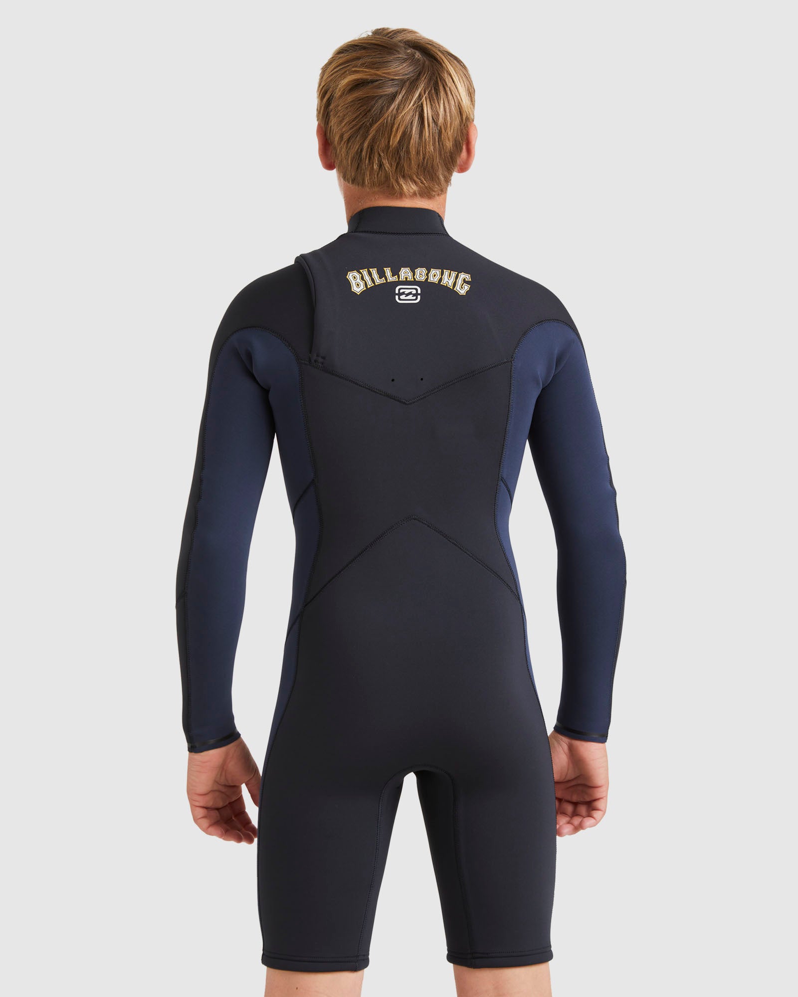 Boys 6-16 Absolute Natural Chest Zip Long Sleeve Springsuit