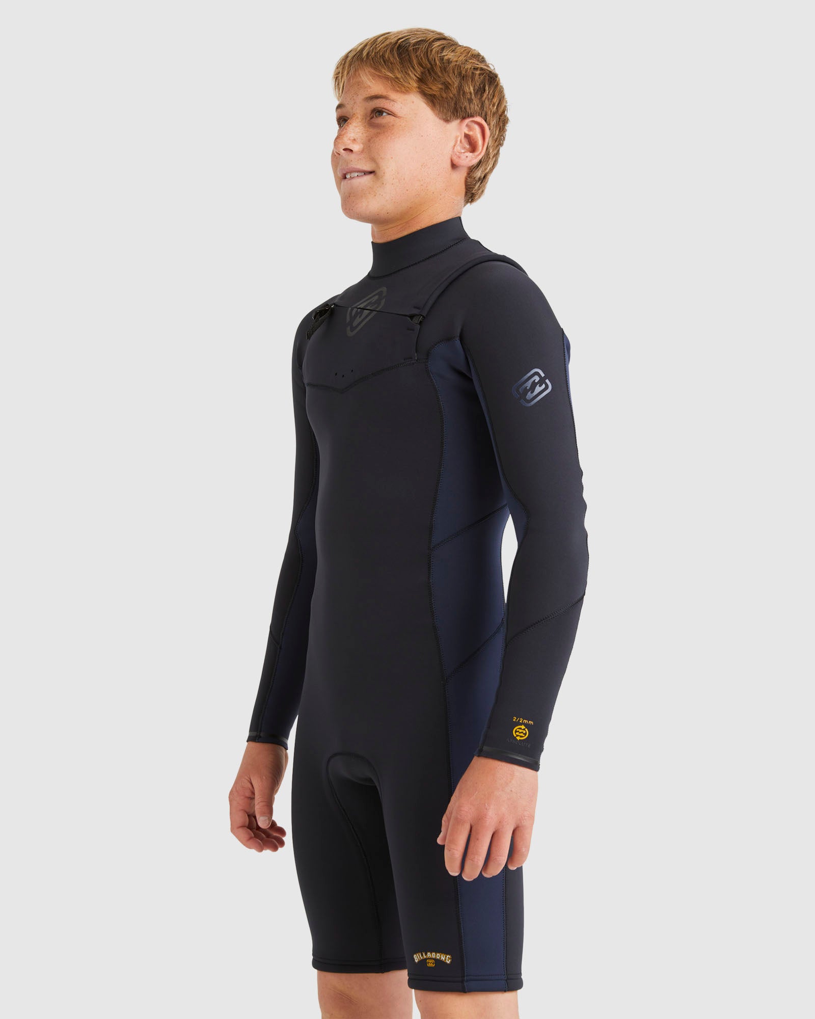 Boys 6-16 Absolute Natural Chest Zip Long Sleeve Springsuit