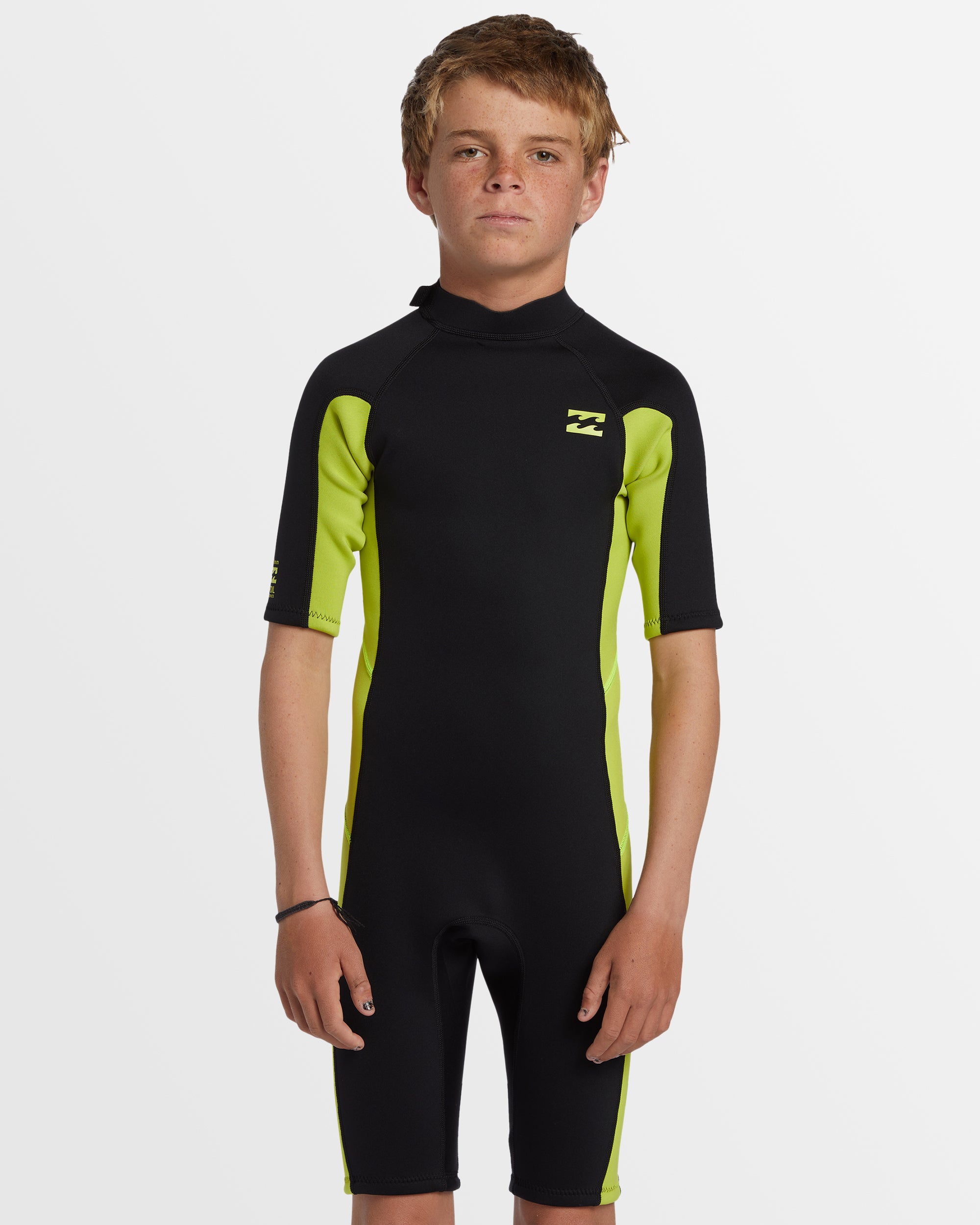 Boys 6-16 2/2 Foil Back Zip Springsuit