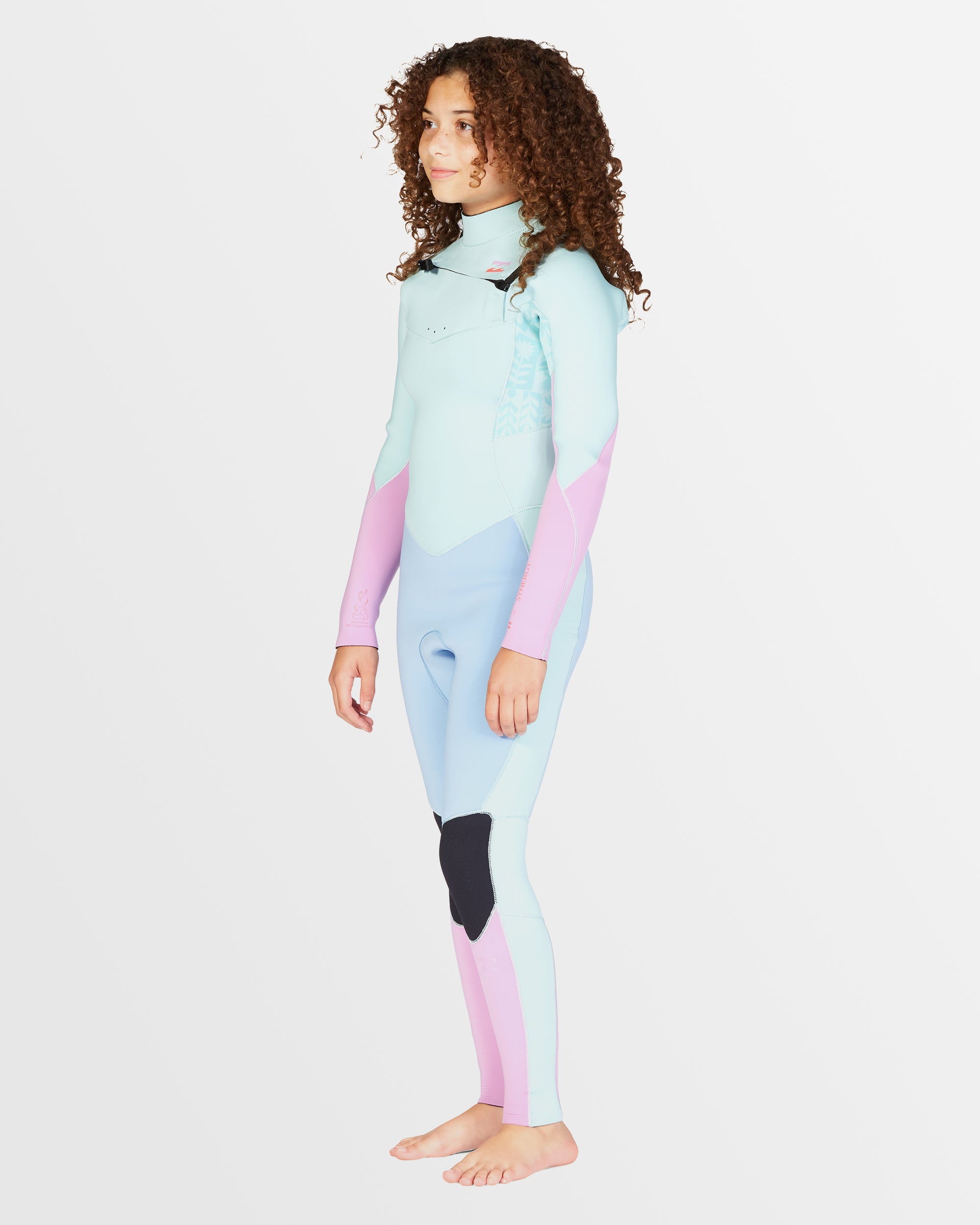 Girls 8-14 3/2mm Synergy Chest Zip GBS Wetsuit