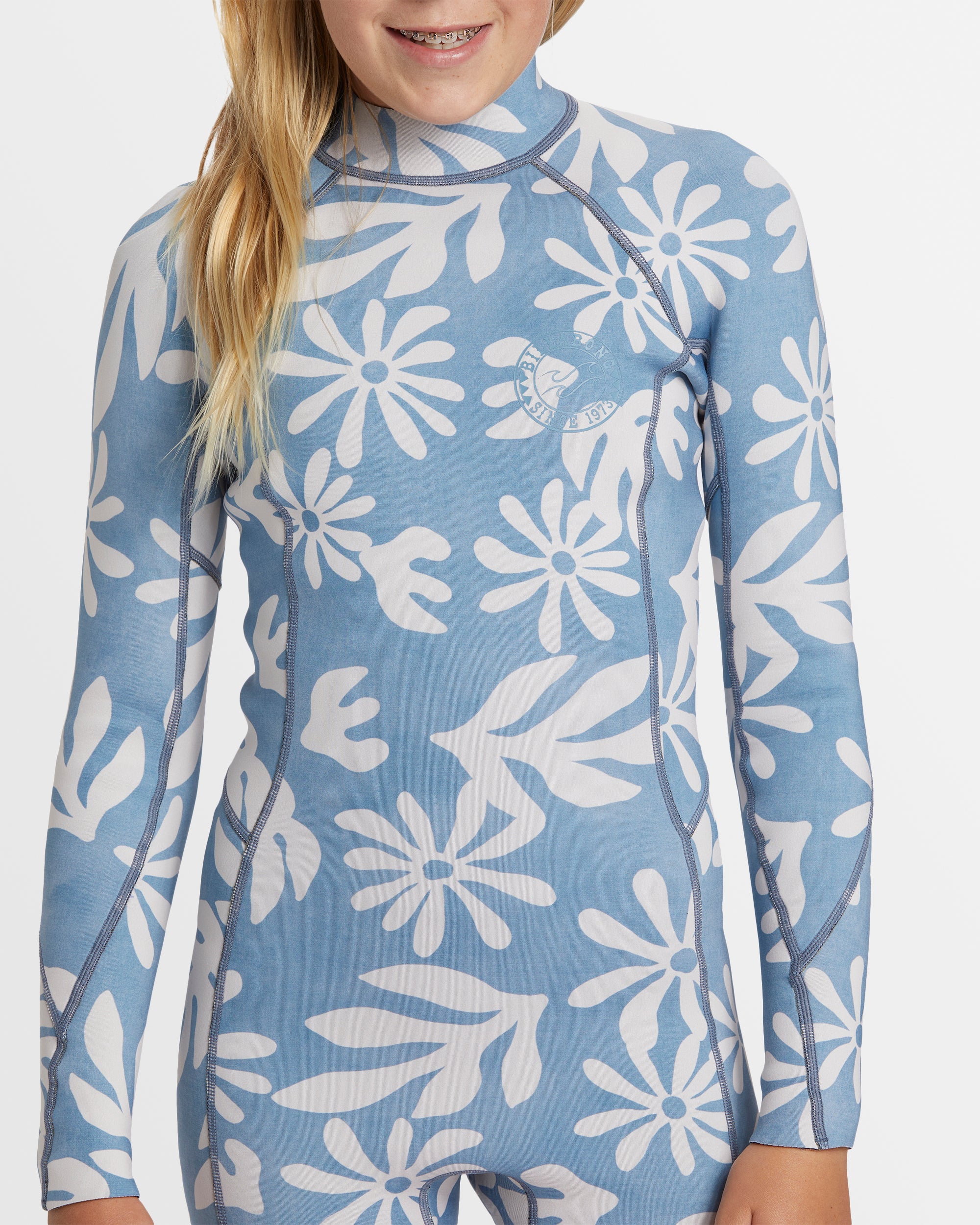 Girls 6-16 Spring Fever Natural Long Sleeve Springsuit