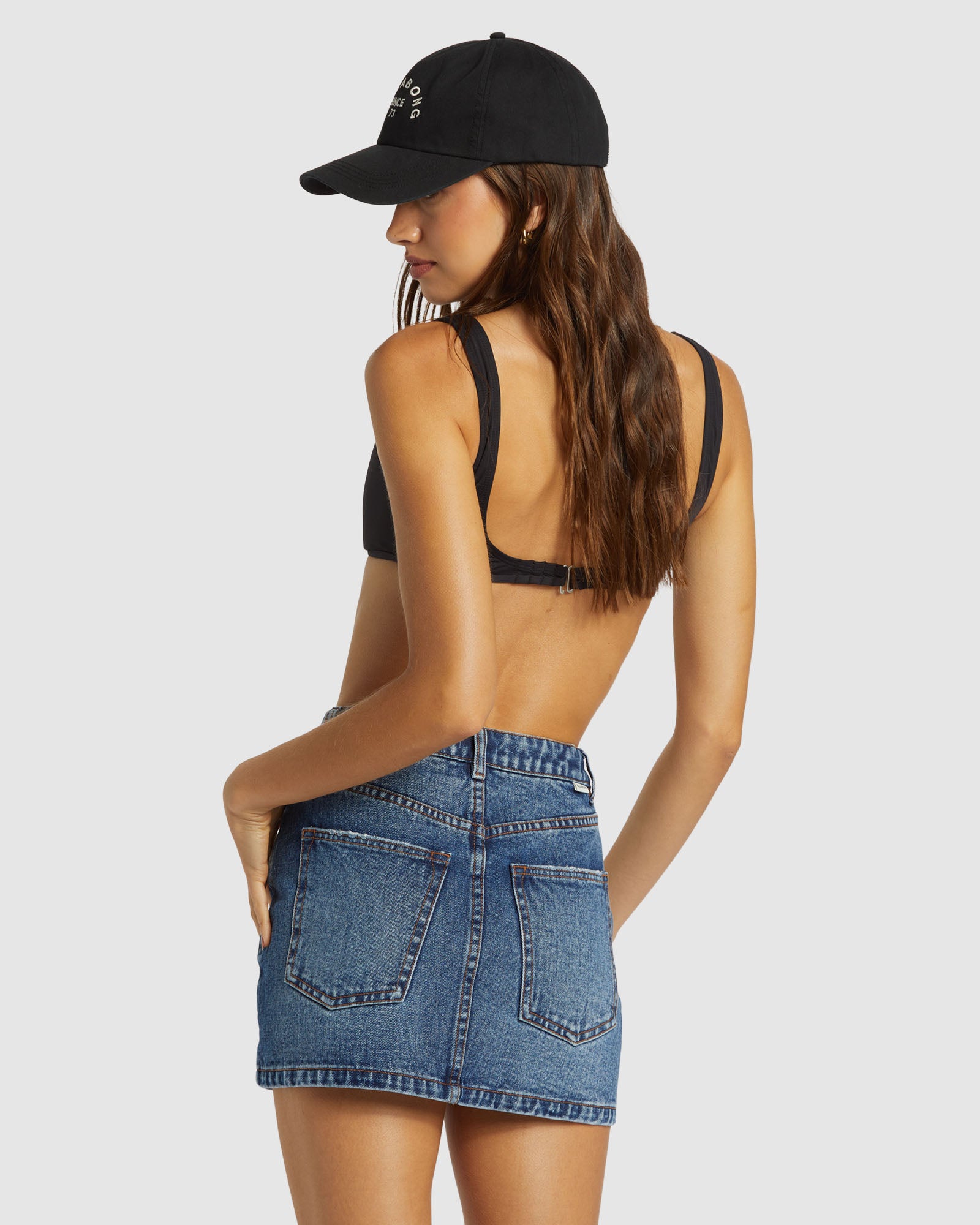 Womens Marina Denim Skirt