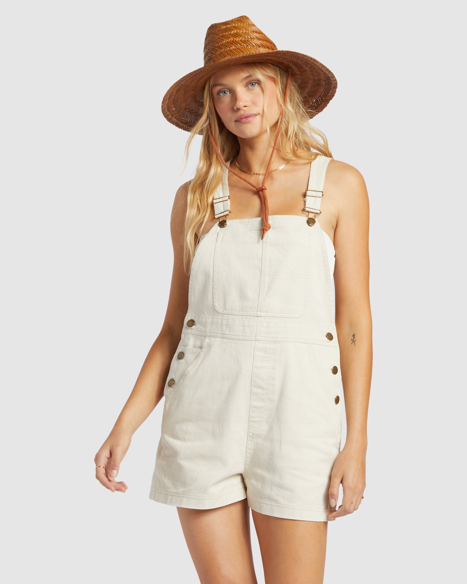 Womens Sand Canyon Denim Overalls