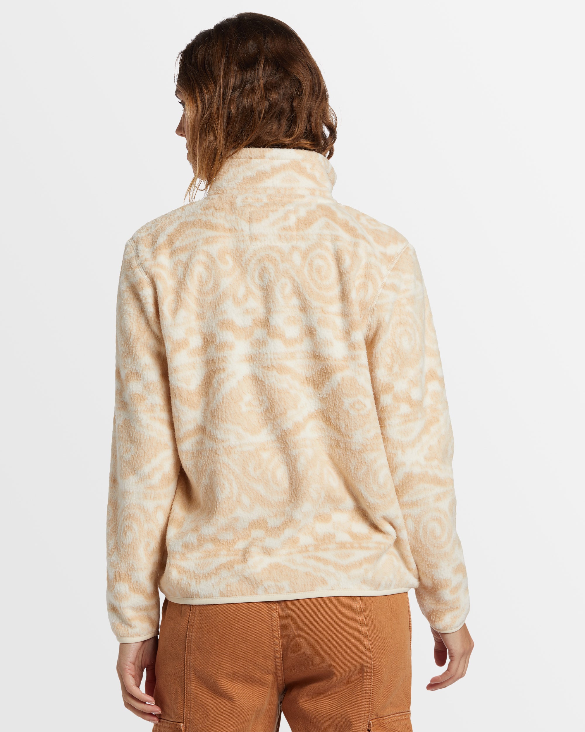 Womens Boundary Half Zip Fleece Pullover