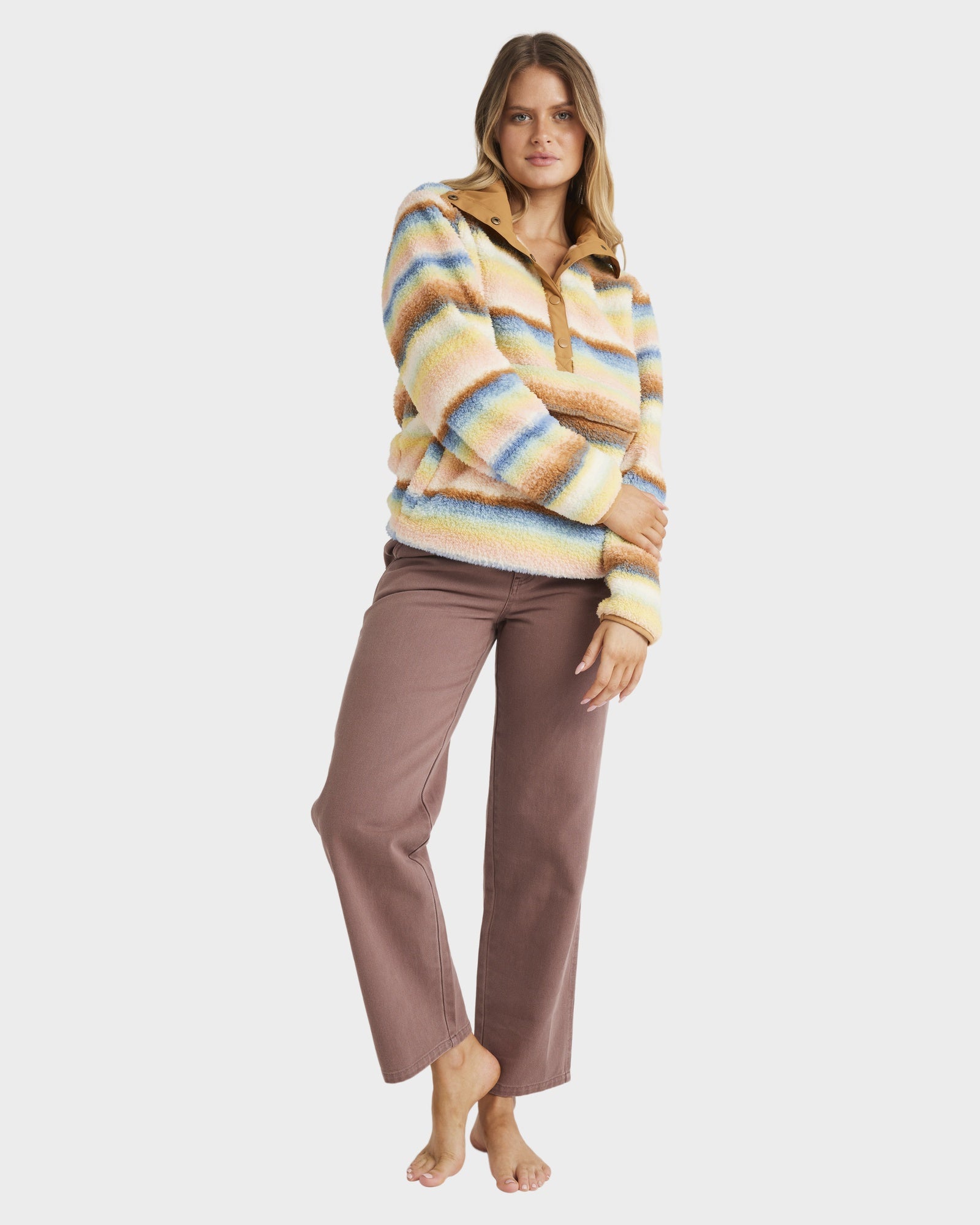 Womens Switchback Fleece Pullover