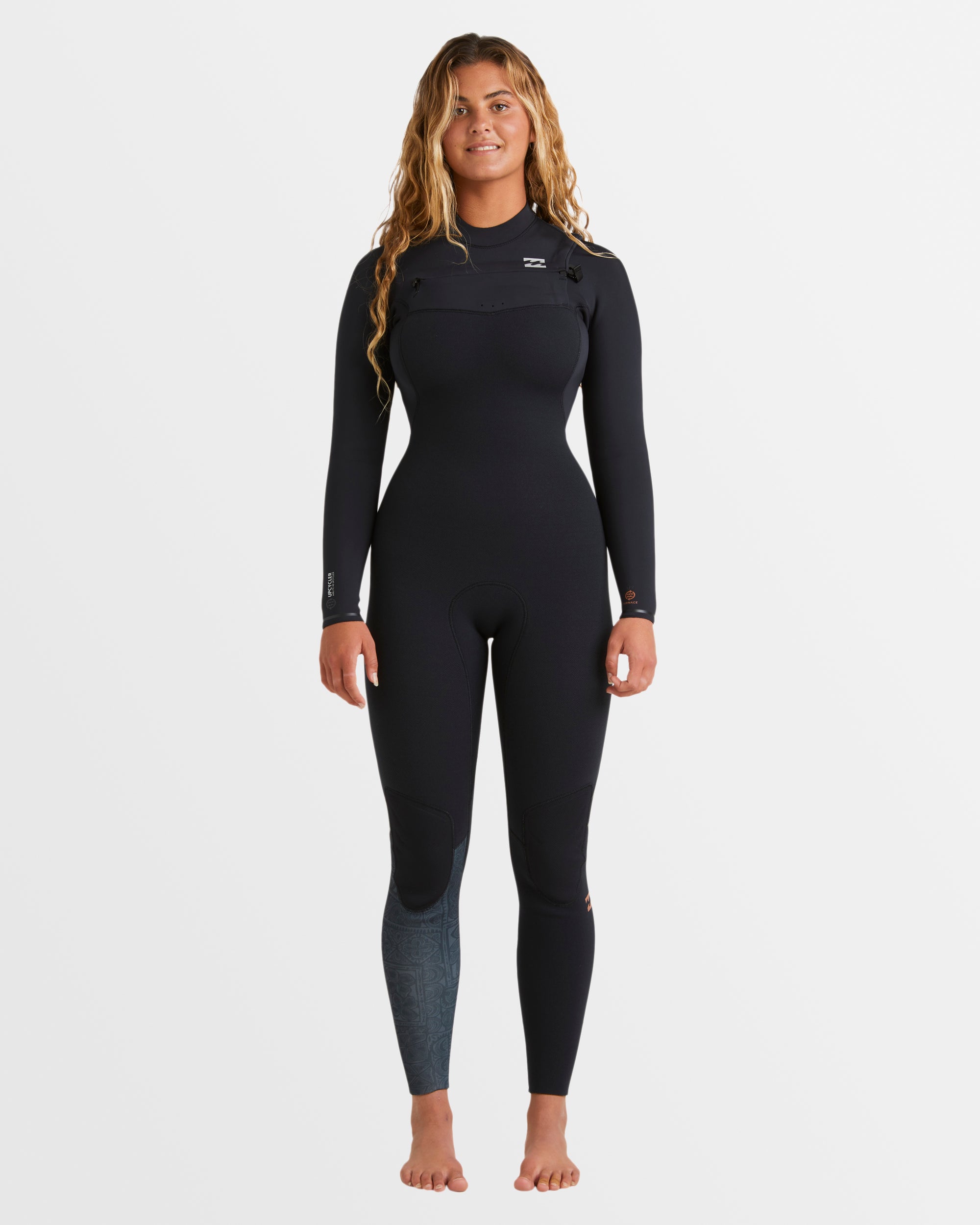 Womens 3/2mm Furnace Natural Steamer Wetsuit