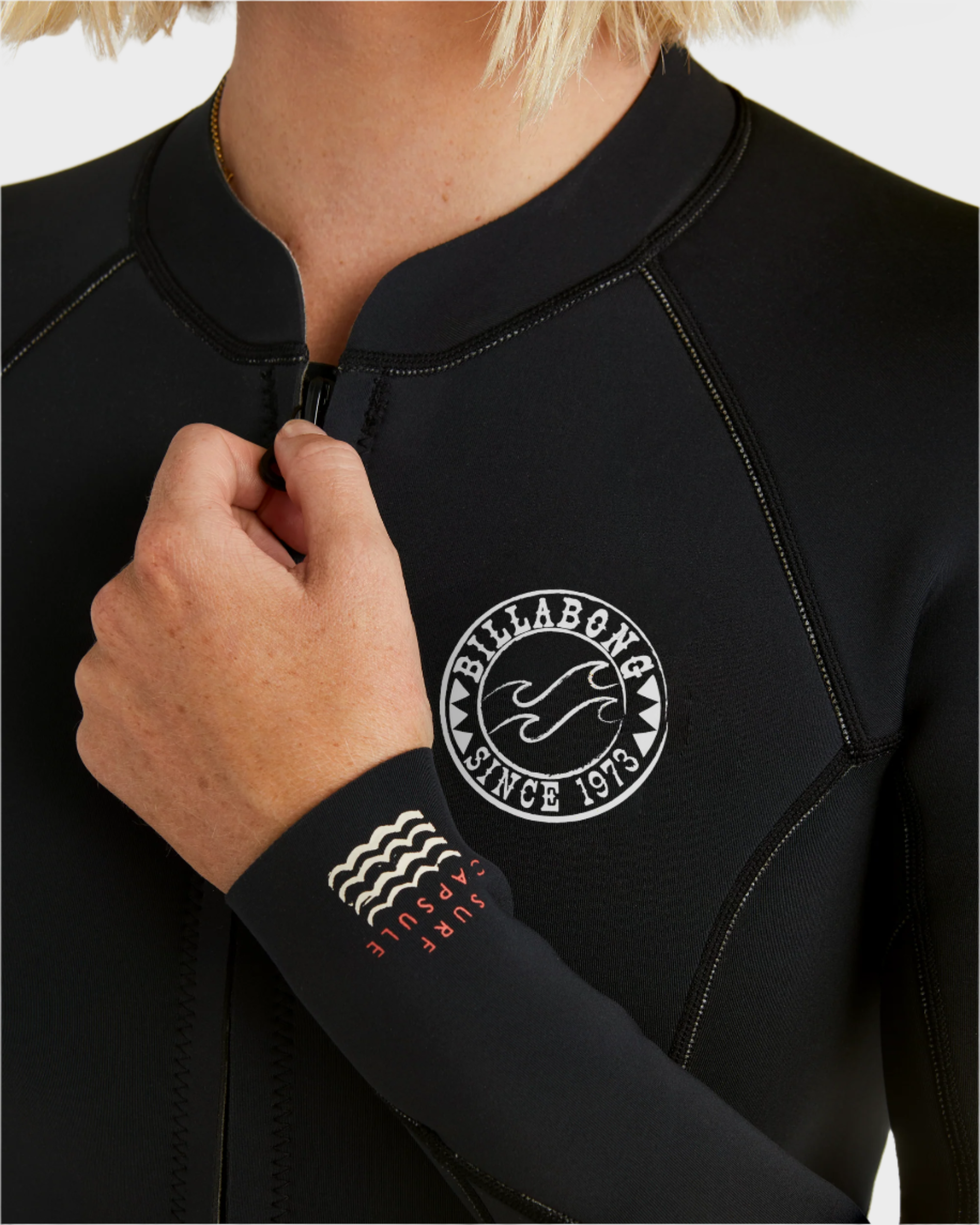 Womens Salty Dayz Natural Long Sleeve Springsuit