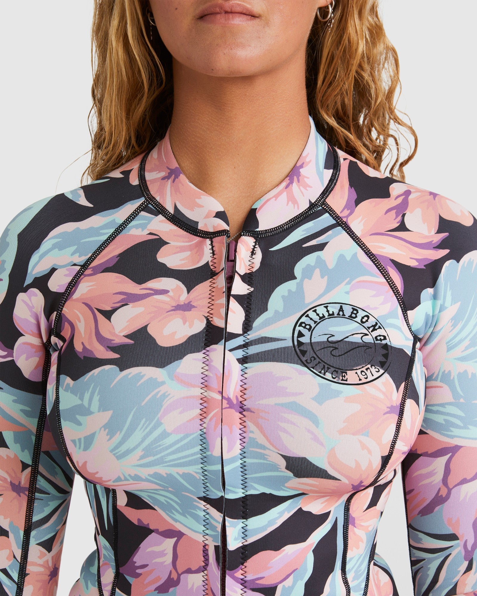 Womens 1/1mm Peeky Chest Zip Wetsuit