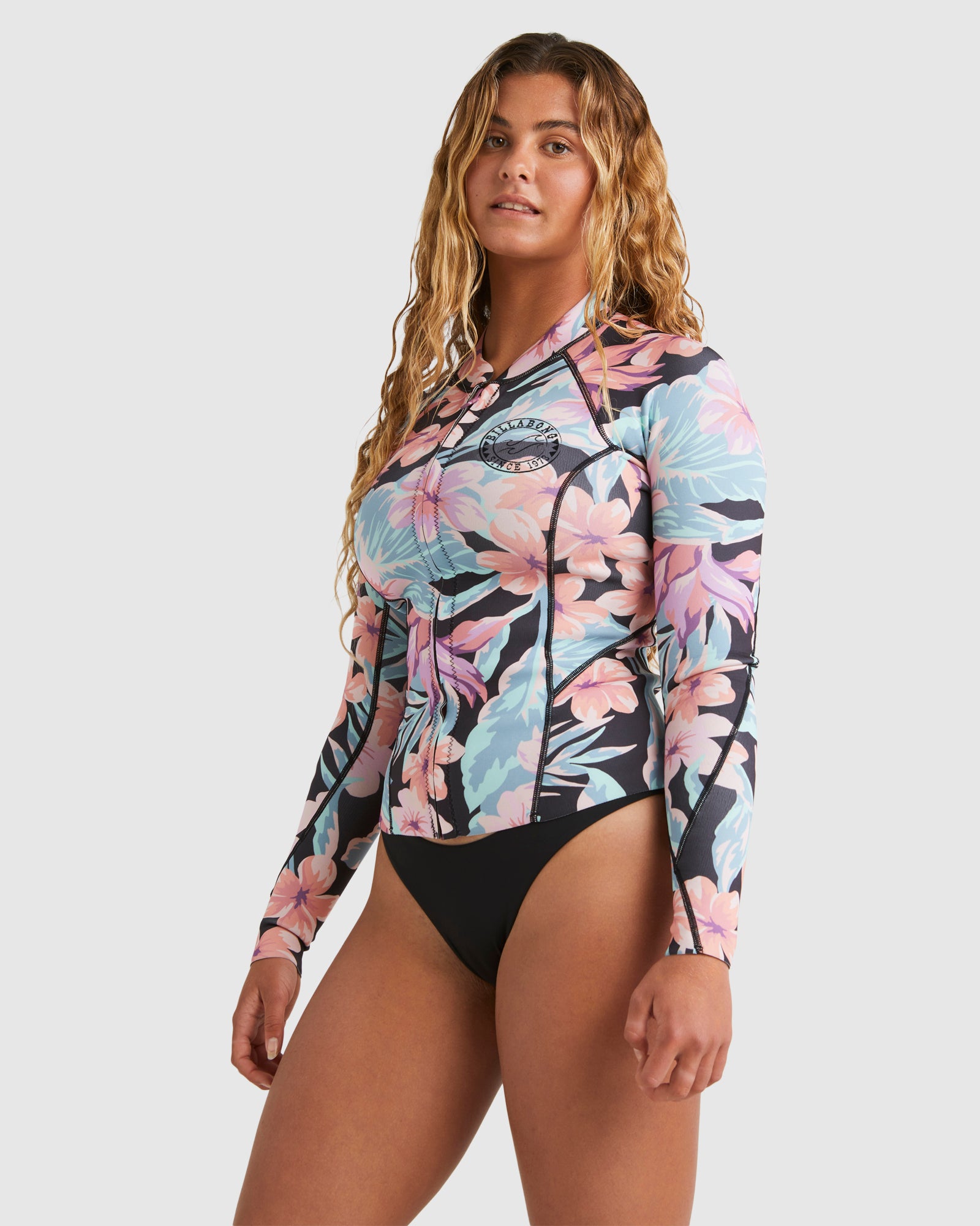 Womens 1/1mm Peeky Chest Zip Wetsuit