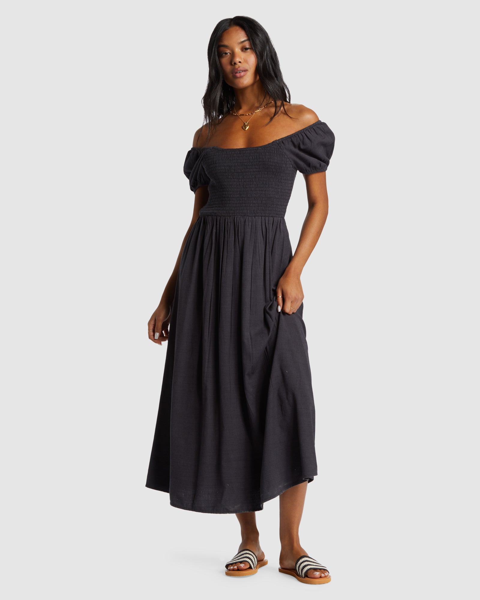 Womens Midnight Sky Midi Dress