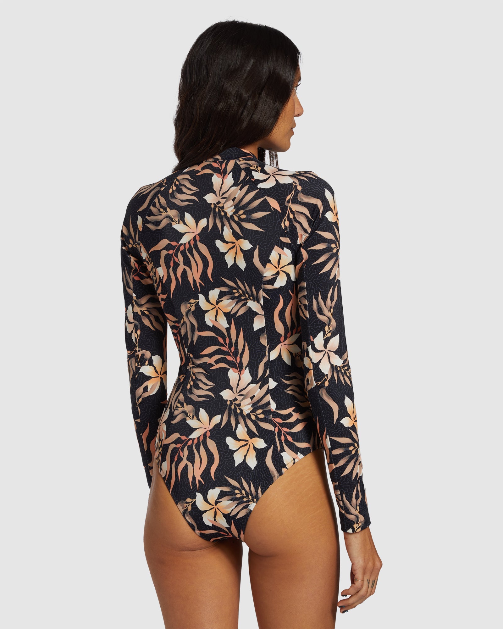 Womens Coral Gardeners Long Sleeve One Piece Rash Vest