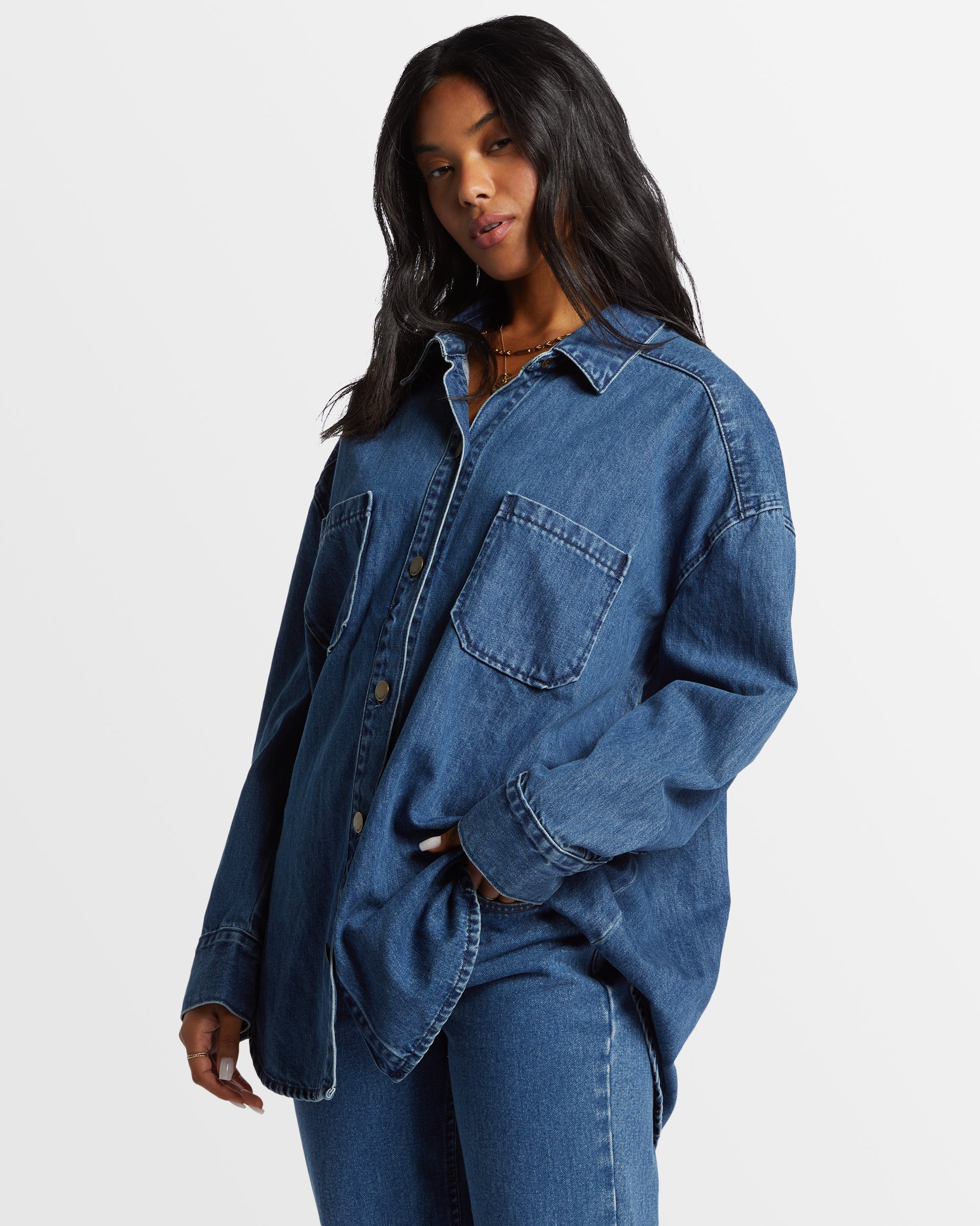 Womens Deep Sea Shacket