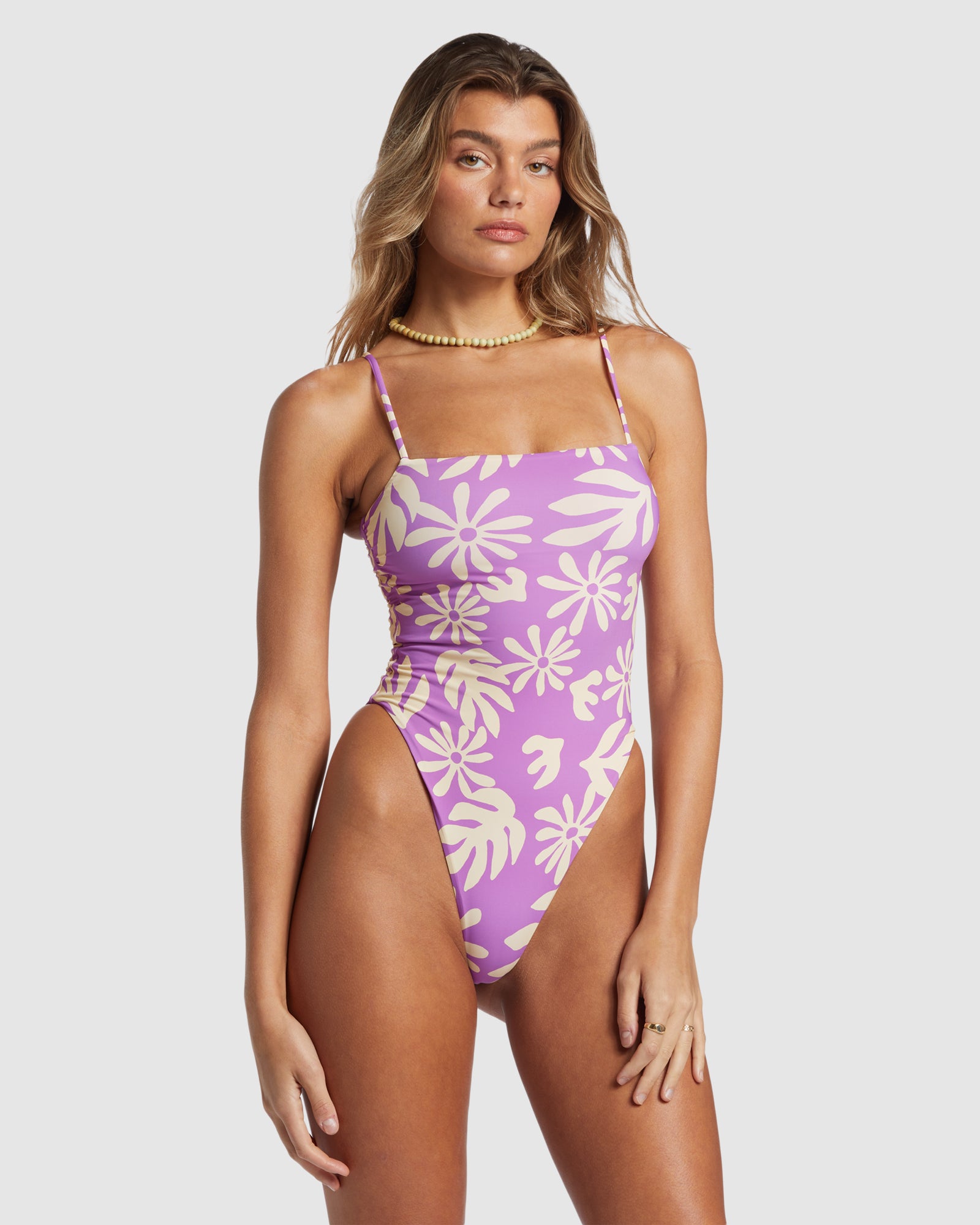 Womens Deep Sea Daisy One Piece Swimsuit