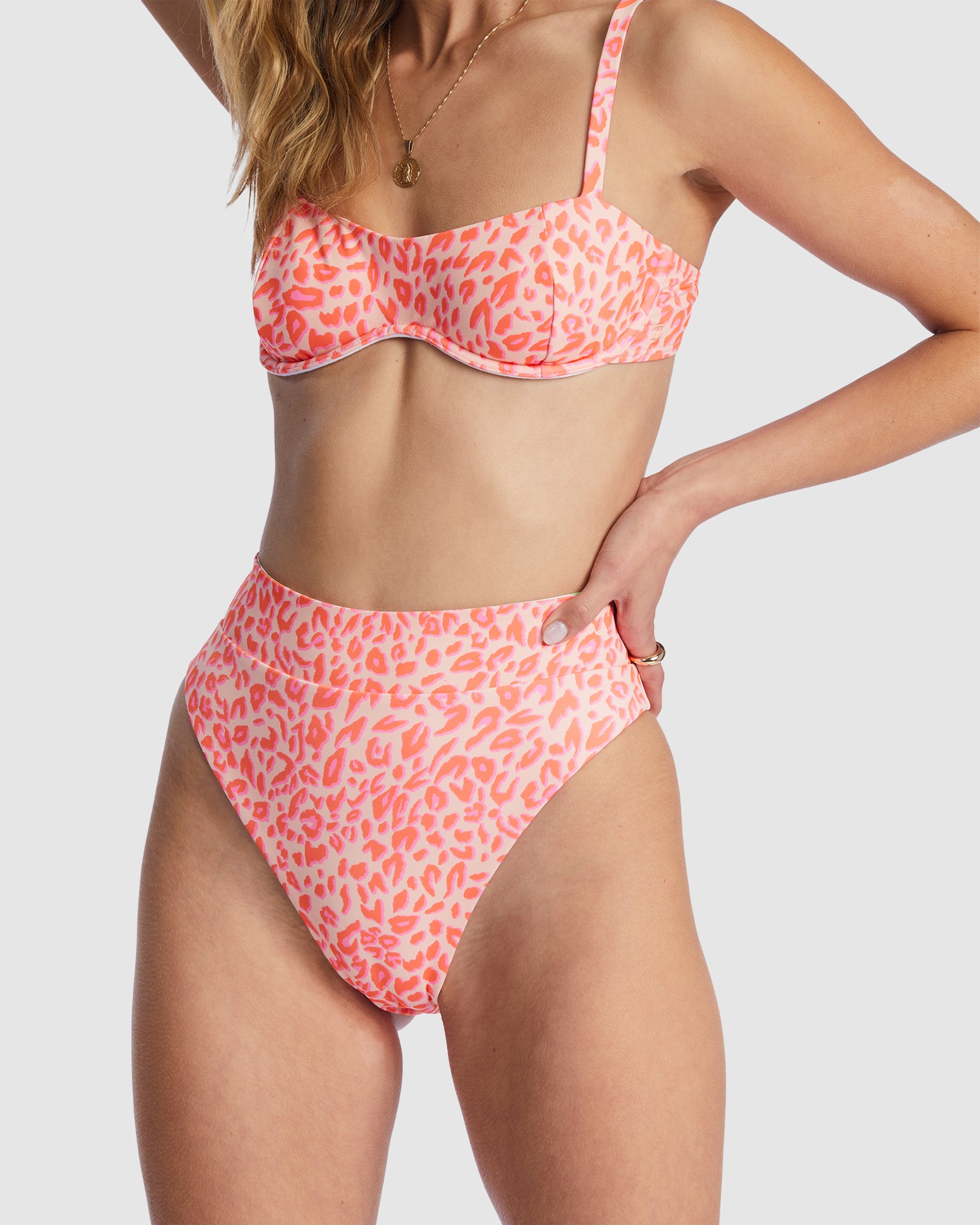 Womens Lei Low Reversible Rise Bikini Bottom