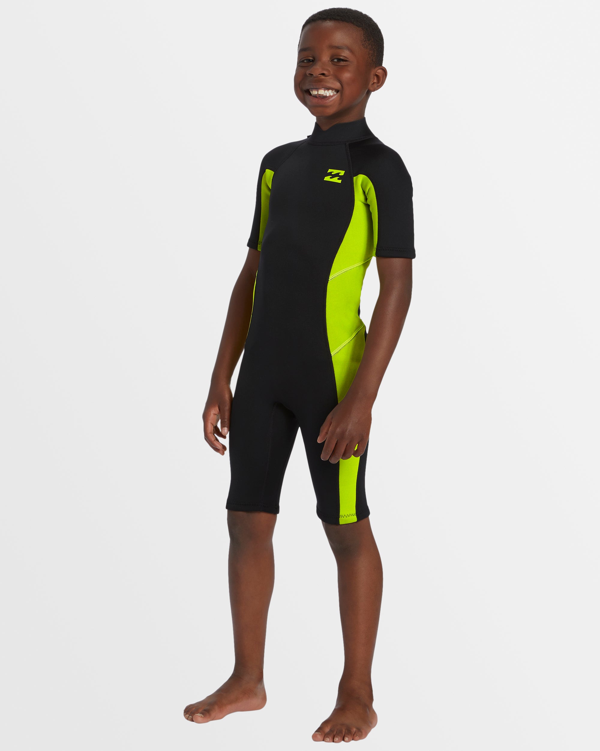 Boys 2-6 2/2mm Foil Back Zip Springsuit