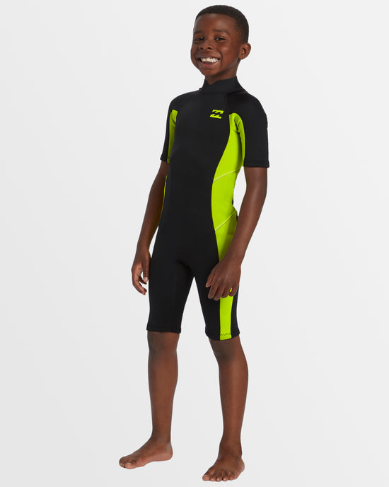 Boys 2-6 2/2 mm Foil Back Zip Springsuit