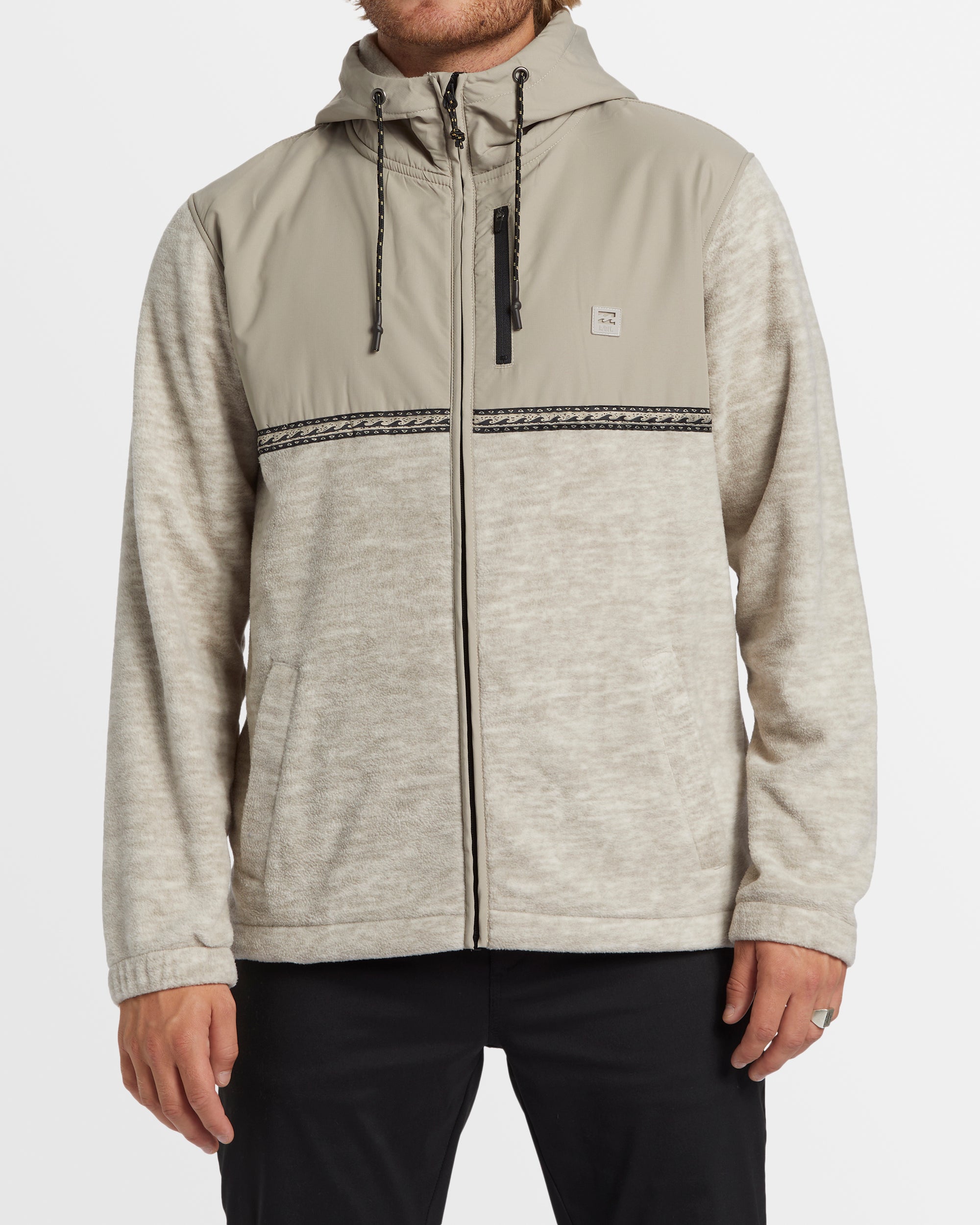 Mens Boundary Lite Zip Up Hoodie