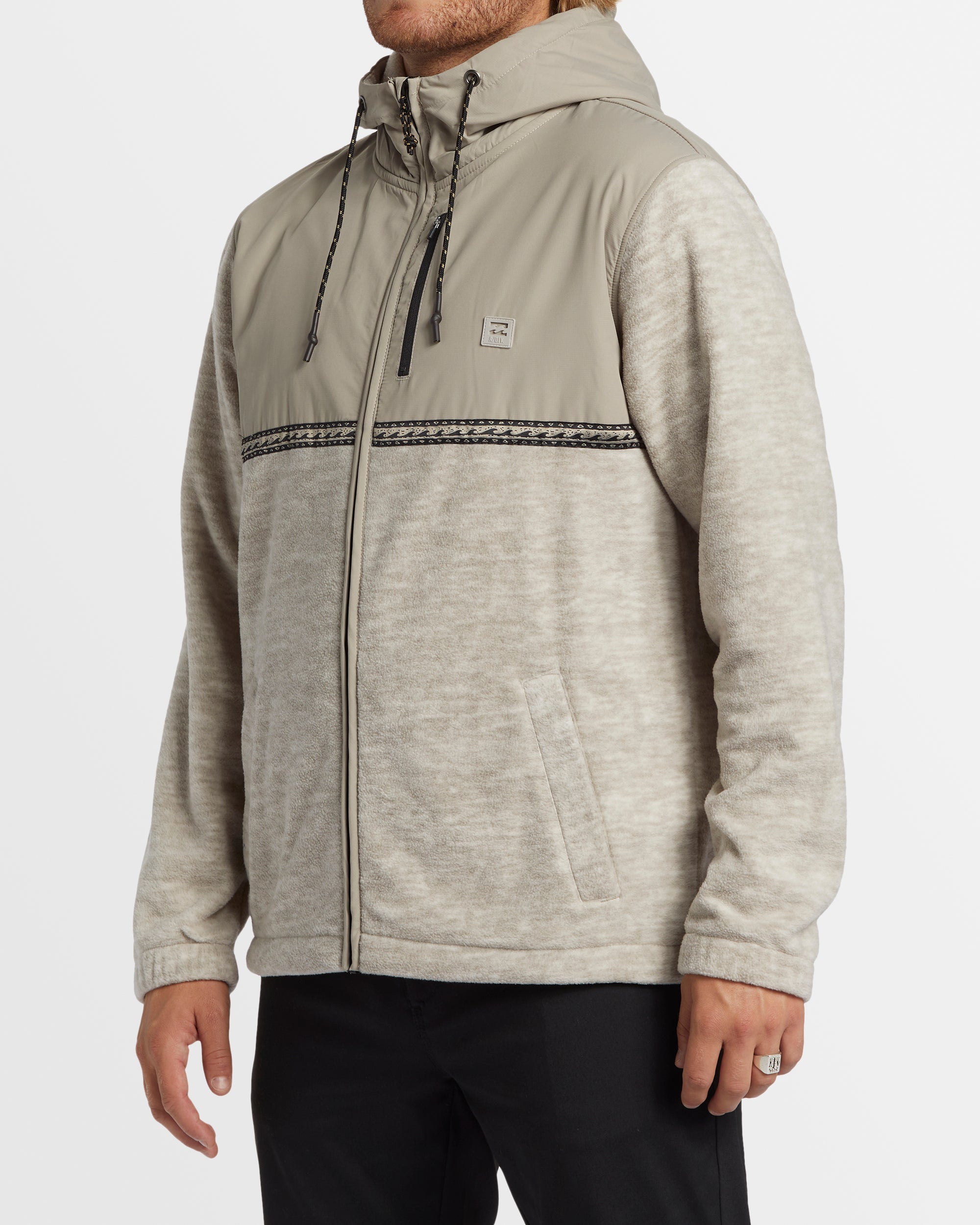 Mens Boundary Lite Zip Up Hoodie