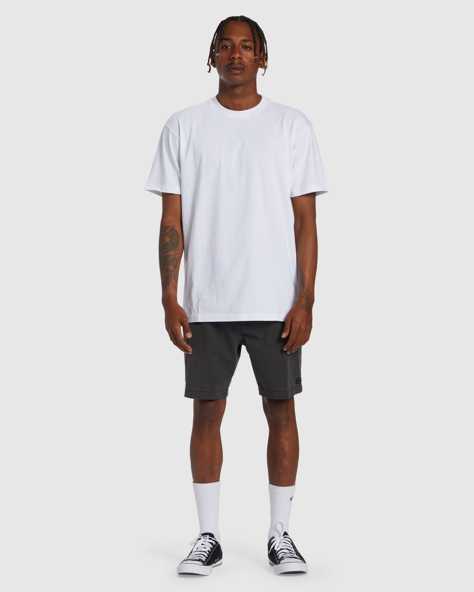 Mens Crossfire Wave Washed 18" Hybrid Shorts