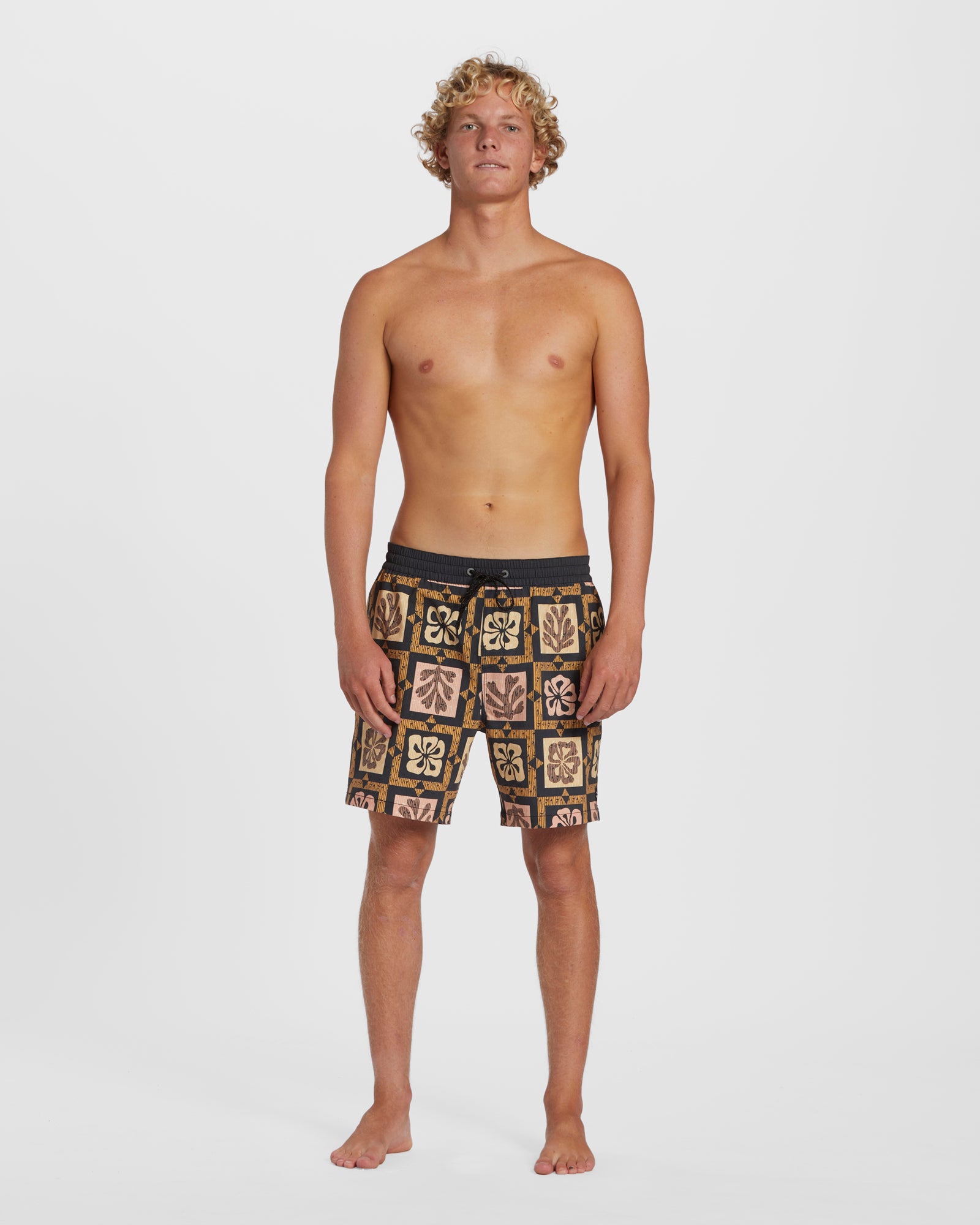 Mens Tiki Reef Layback Boardshorts