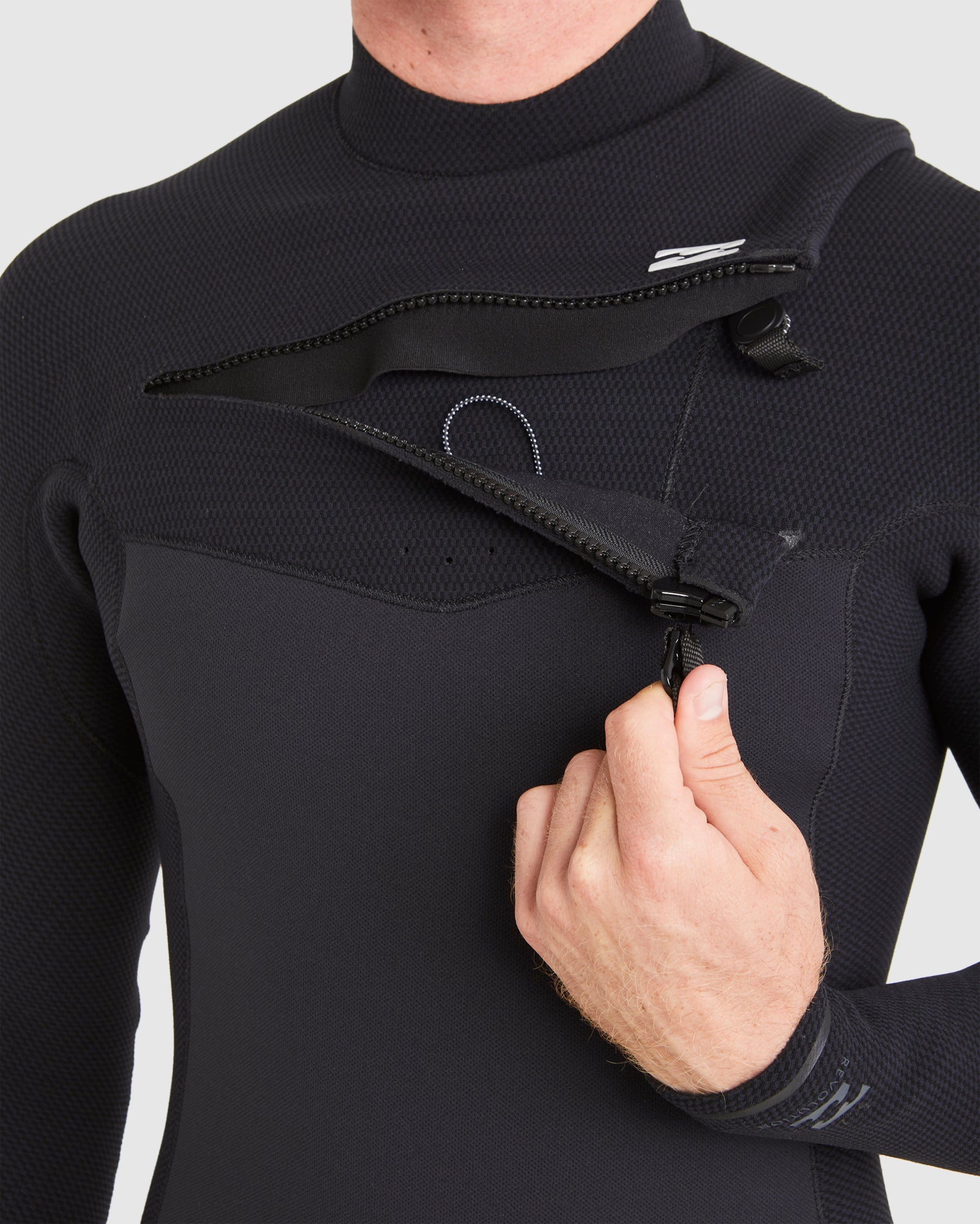 Mens 3/2mm Revolution Chest Zip Steamer Wetsuit