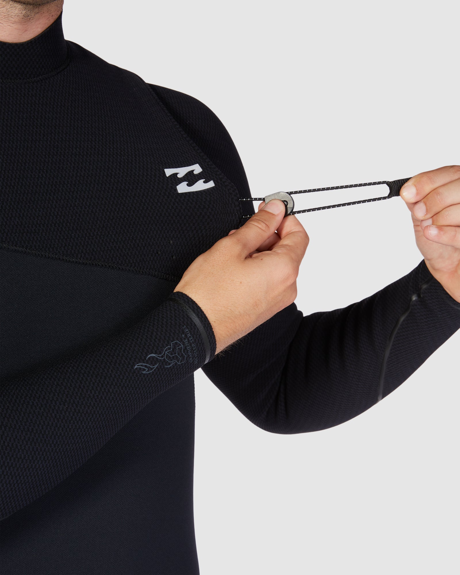 Mens 4/3mm Furnace Comp Chest Zip Steamer Wetsuit