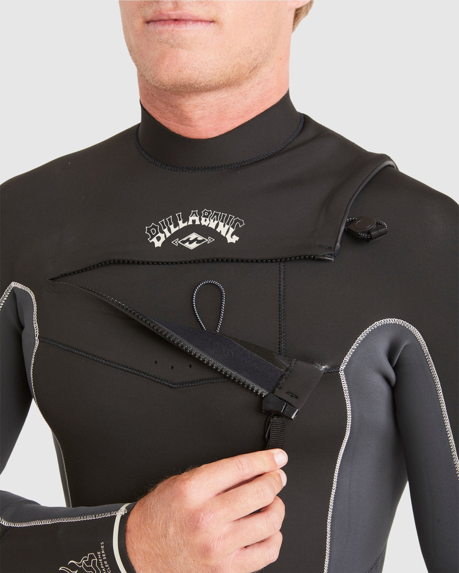 Mens 3/2mm Absolute Chest Zip Steamer Wetsuit