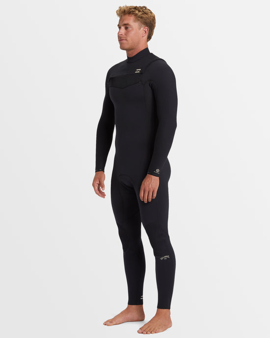 Mens 3/2 mm Revolution Natural Chest Zip Steamer Wetsuit
