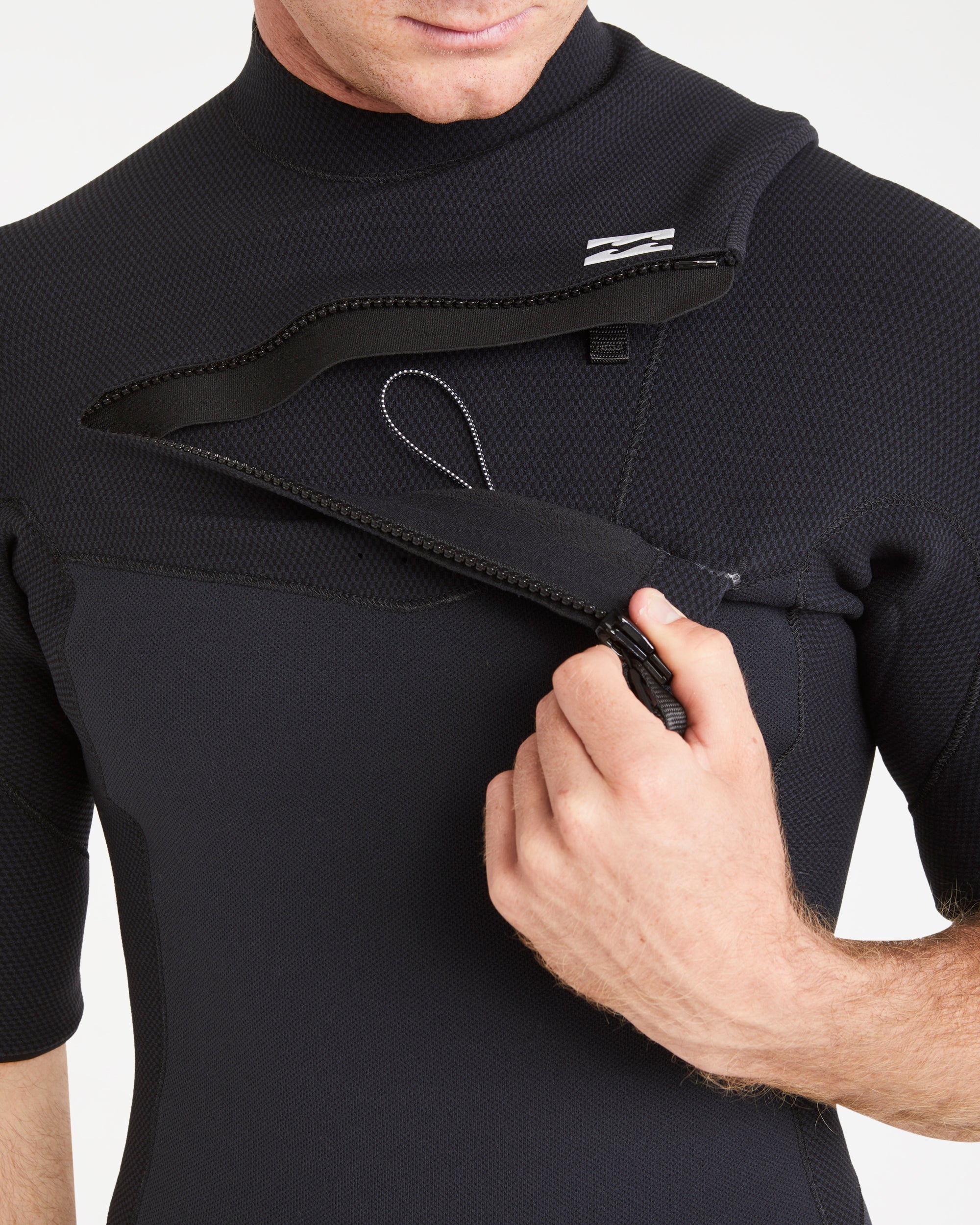 Mens 2/2 mm Revo Natural Chest Zip Springsuit