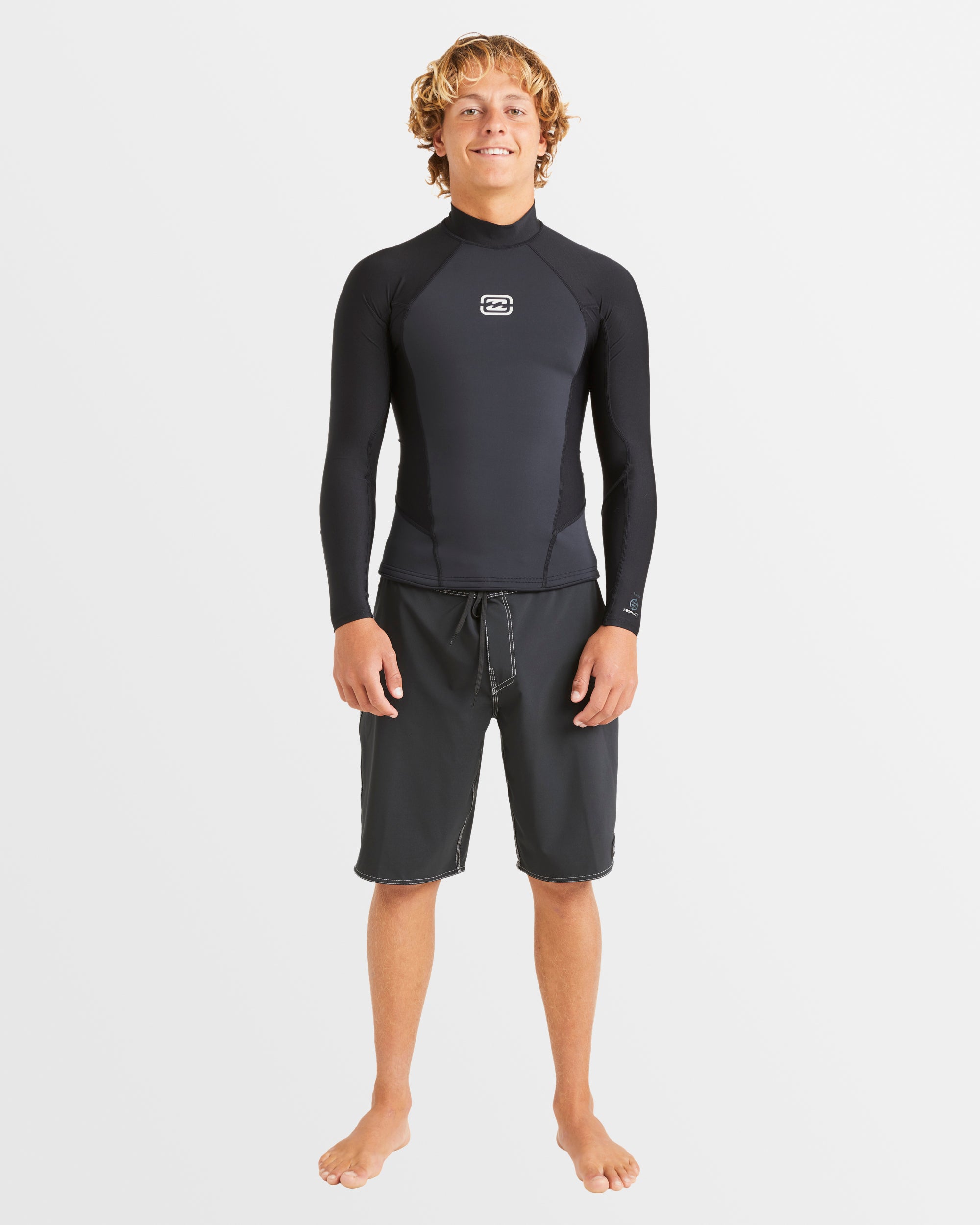 Mens 1mm Absolute Poly Lite Long Sleeve Wetsuit Top