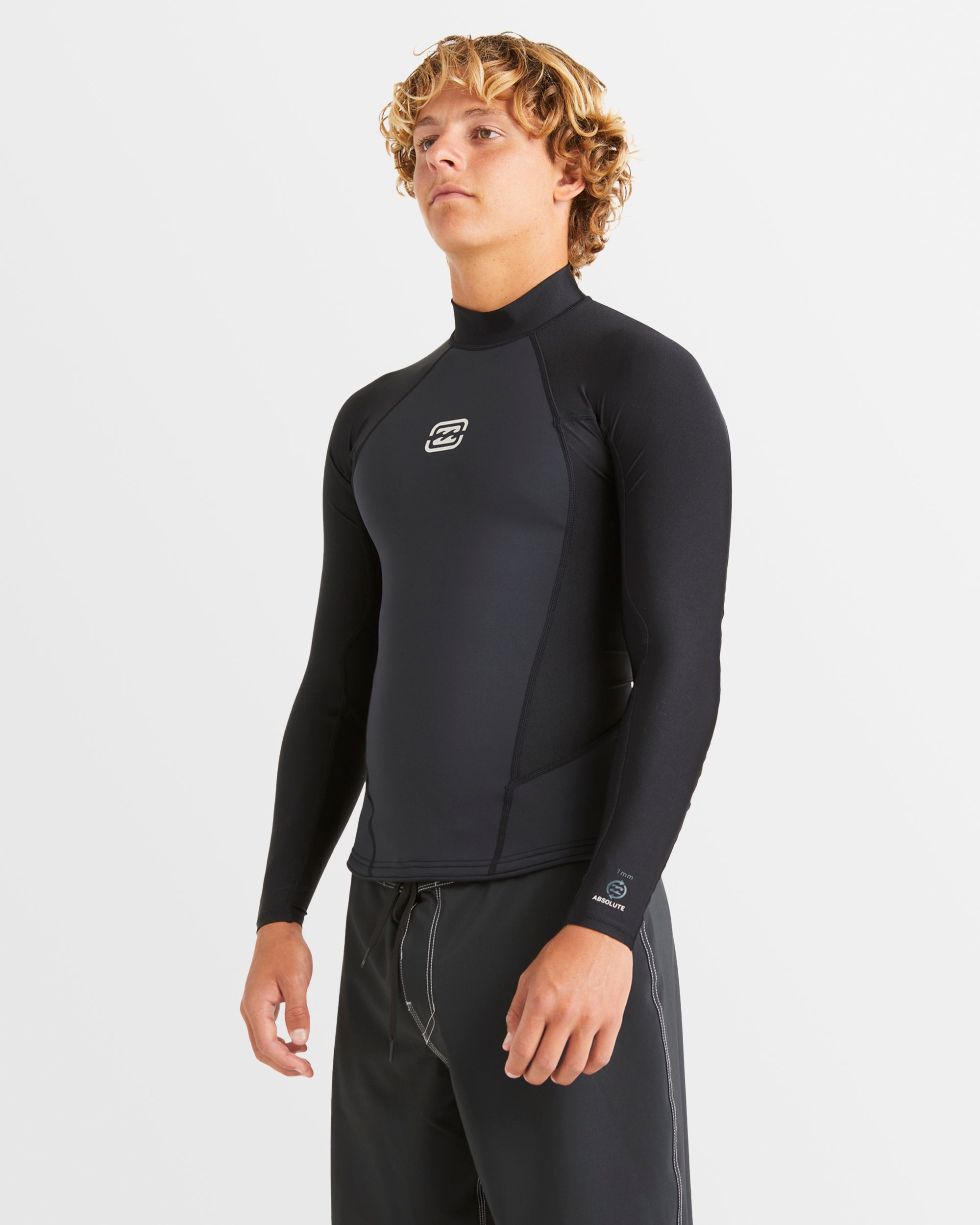 Mens 1mm Absolute Poly Lite Long Sleeve Wetsuit Top