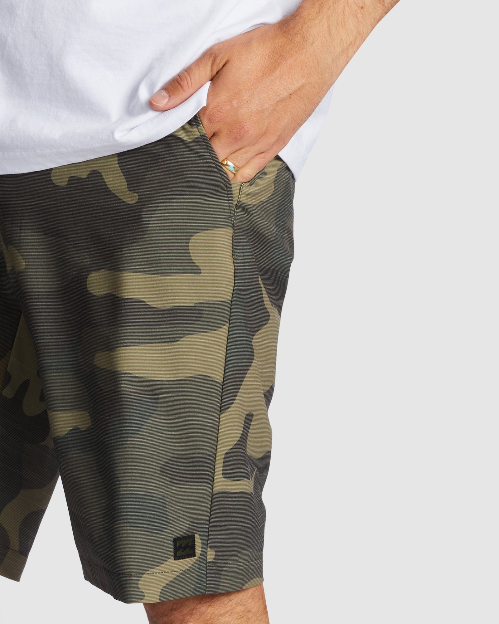 Mens Crossfire Slub Submersible 21" Shorts