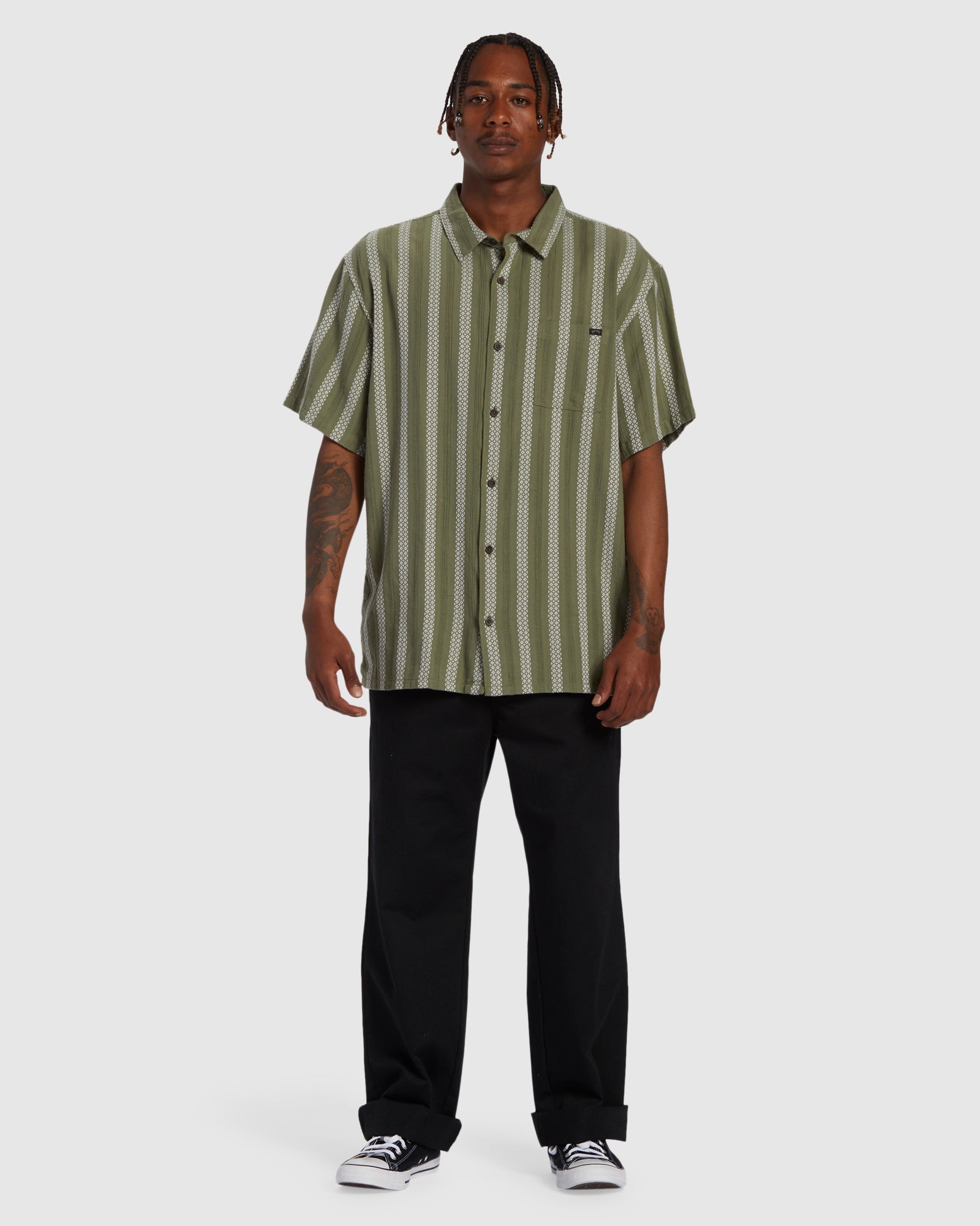 Mens Sundays Jacquard Shirt