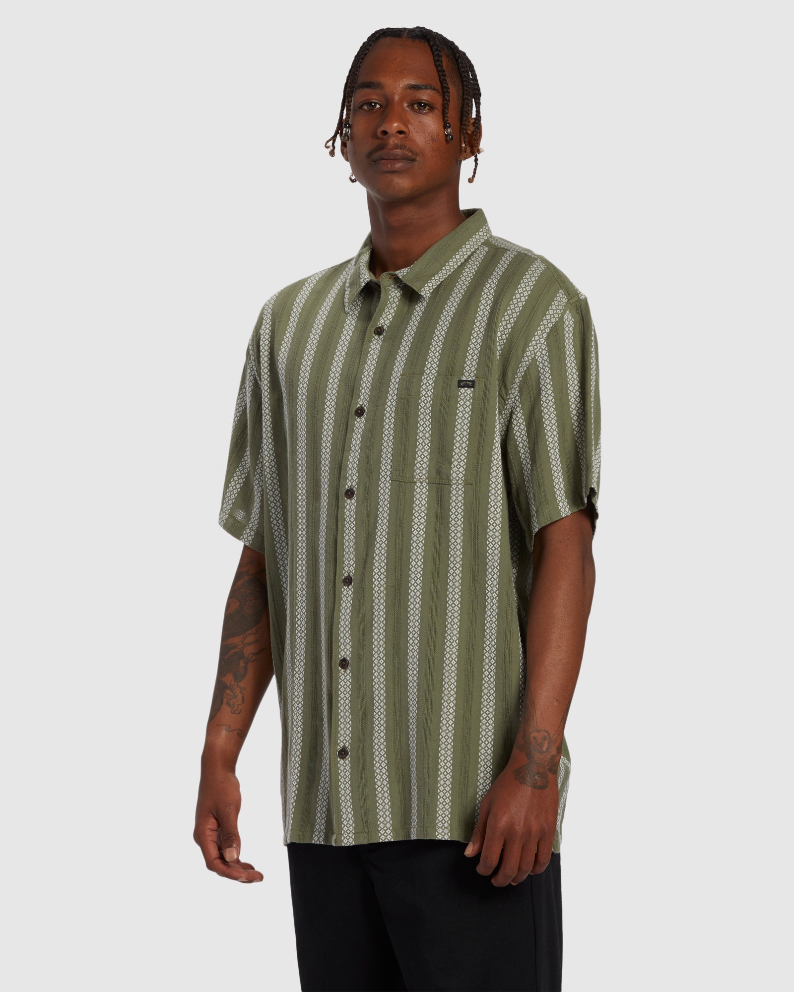 Mens Sundays Jacquard Shirt