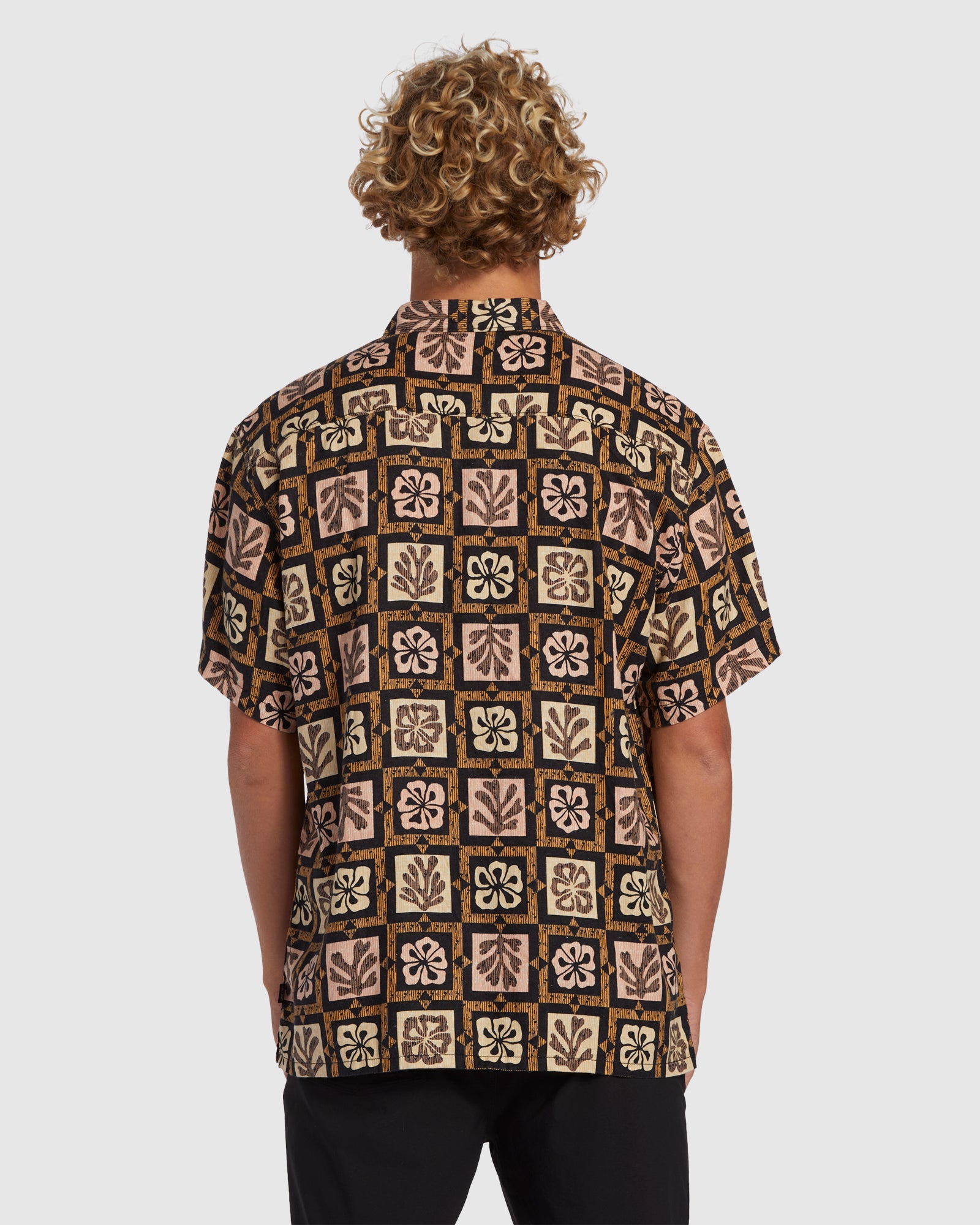 Mens Tiki Reef Hemp Shirt