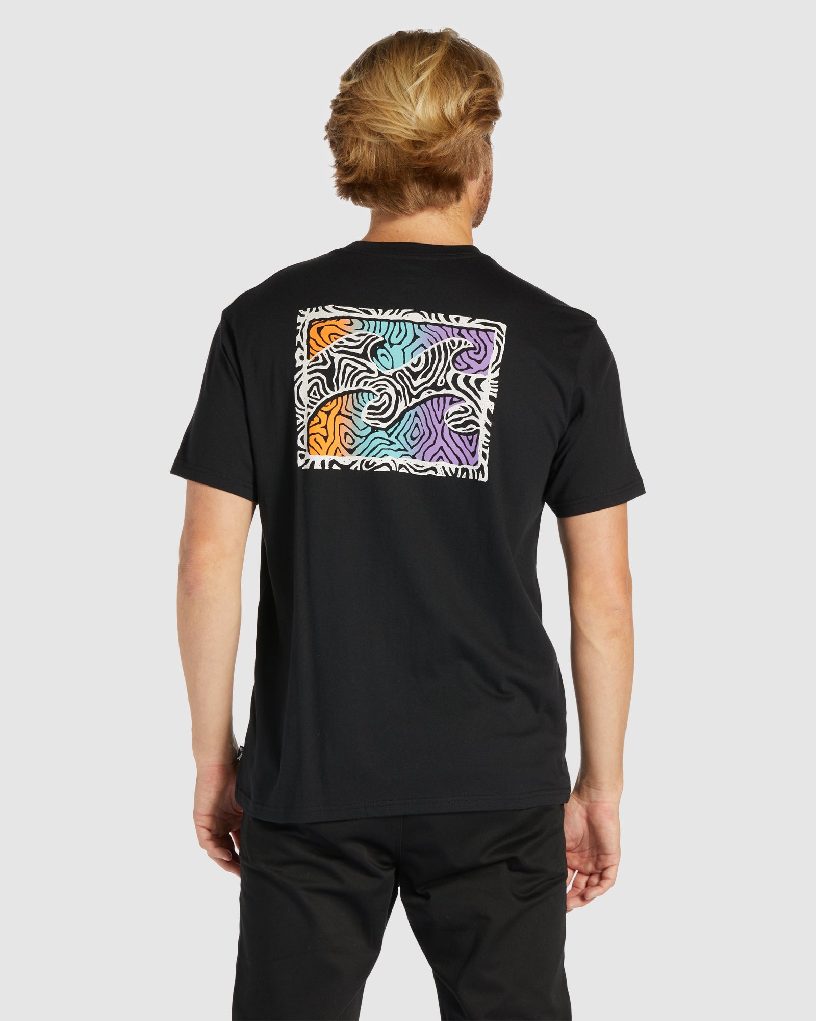 Mens Crayon Wave T-Shirt
