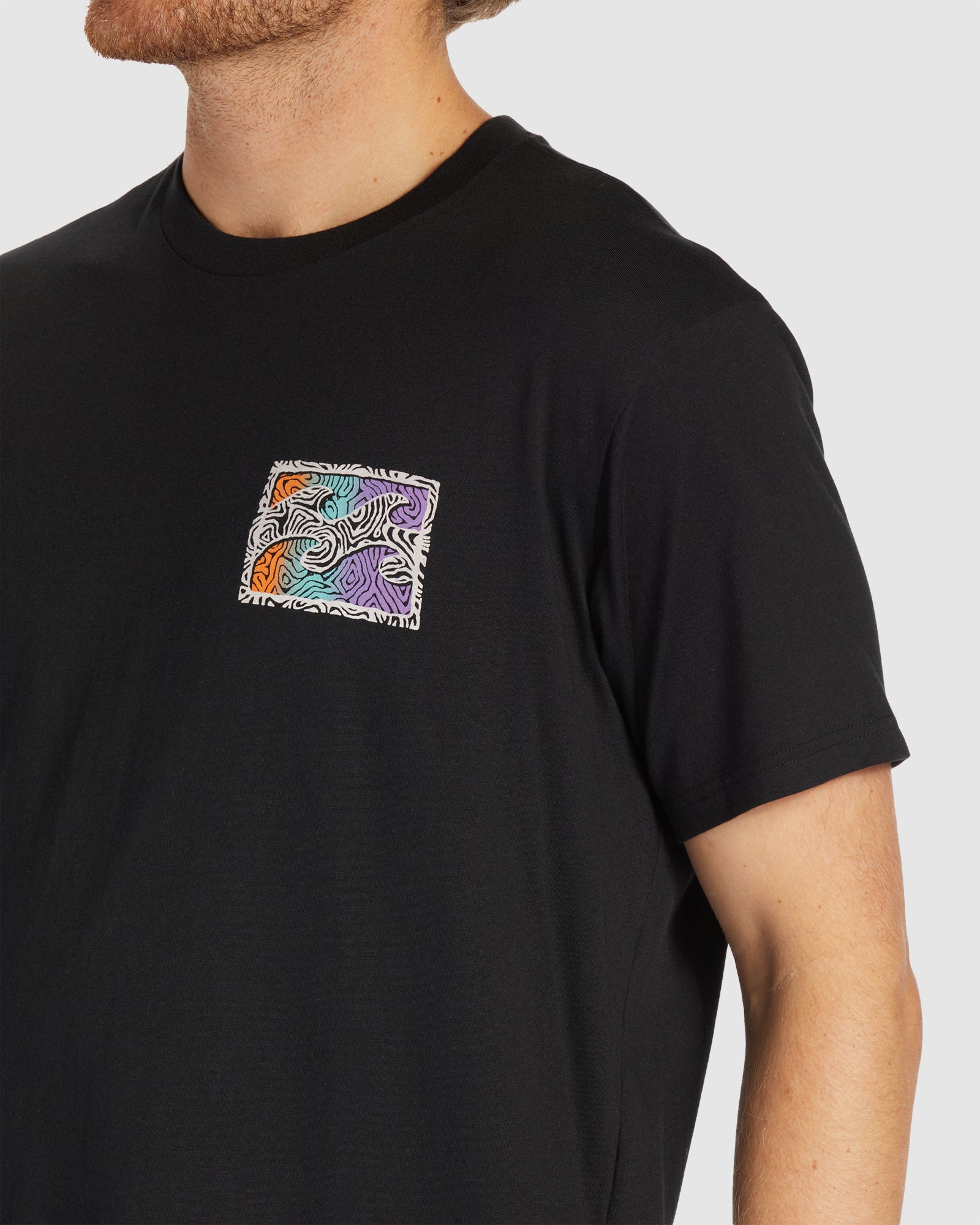 Mens Crayon Wave T-Shirt