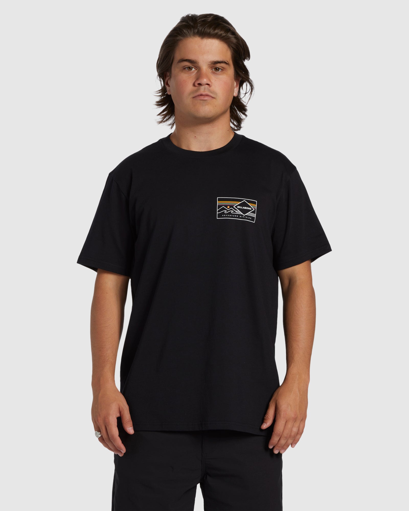 Mens Range TShirt BLACK Billabong AU