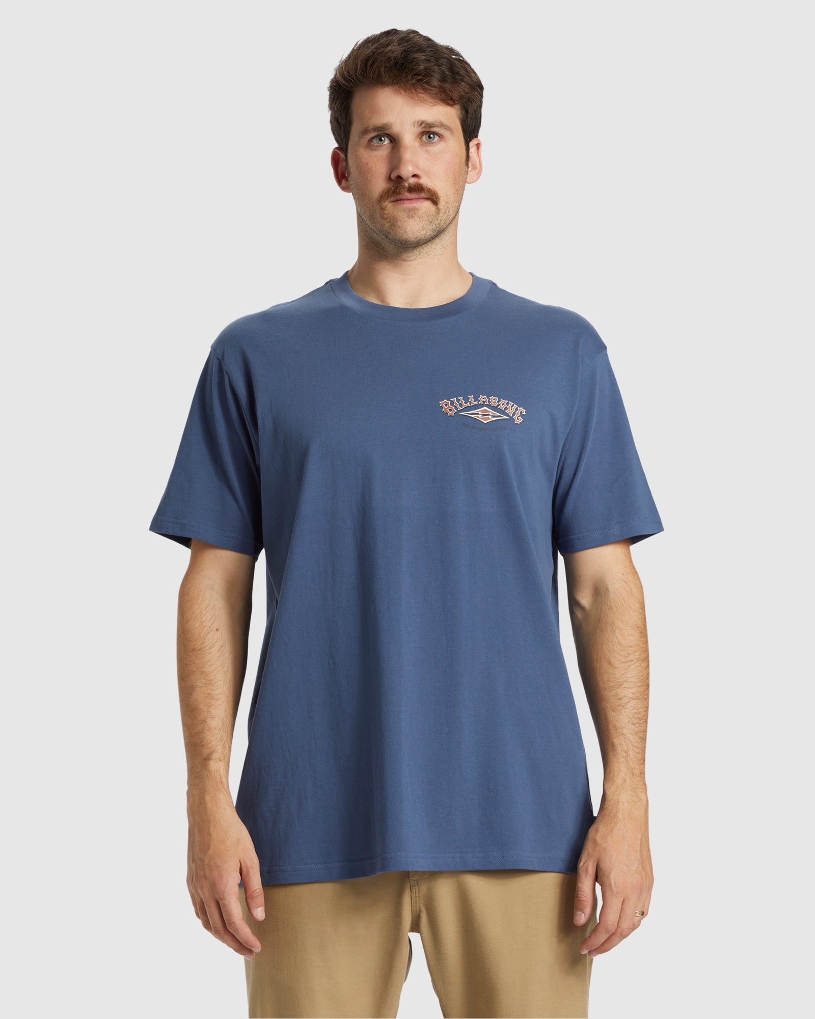 Billabong Mens Heritage Arch T-Shirt (Dark Denim)
