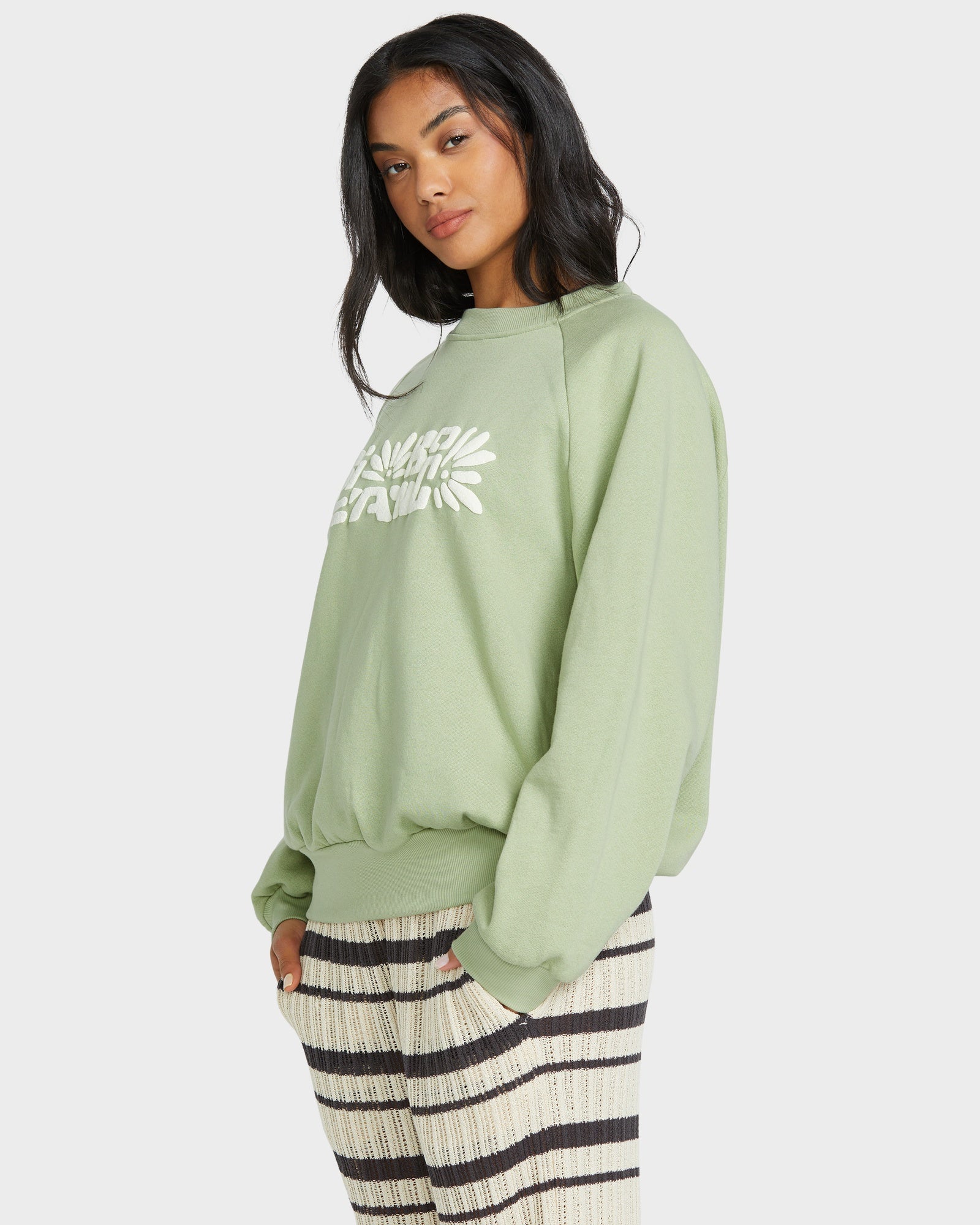 Womens The Waves Crew Neck