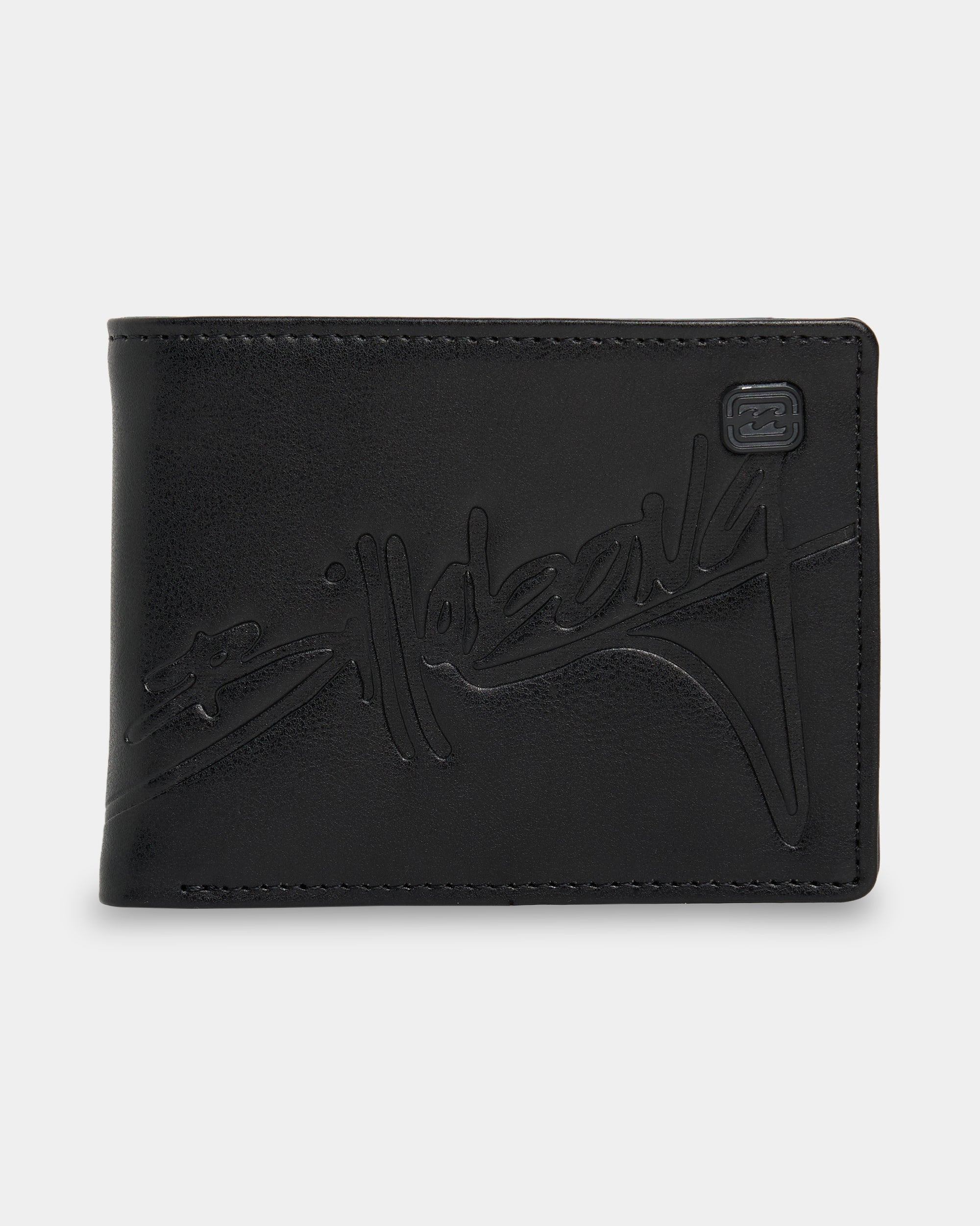 Mens Script Bi-Fold Wallet